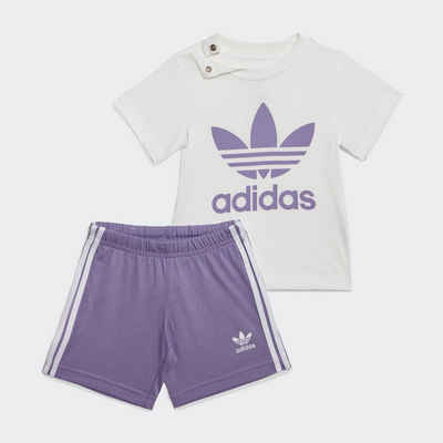 adidas Originals T-Shirt & Shorts TREFOIL SHORTS UND SET (Set)