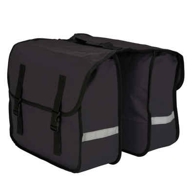 fischer Gepäckträgertasche Gepäckträger-Tasche 24L Fahrrad-Tasche, Seiten-Tasche 1-Fach, Bike Case wasserabweisend, Fahrrad-Tasche mit Volumen 17L, einfache Befestigung am Gepäckträger mit Haken, auch für E-Bike geeignet