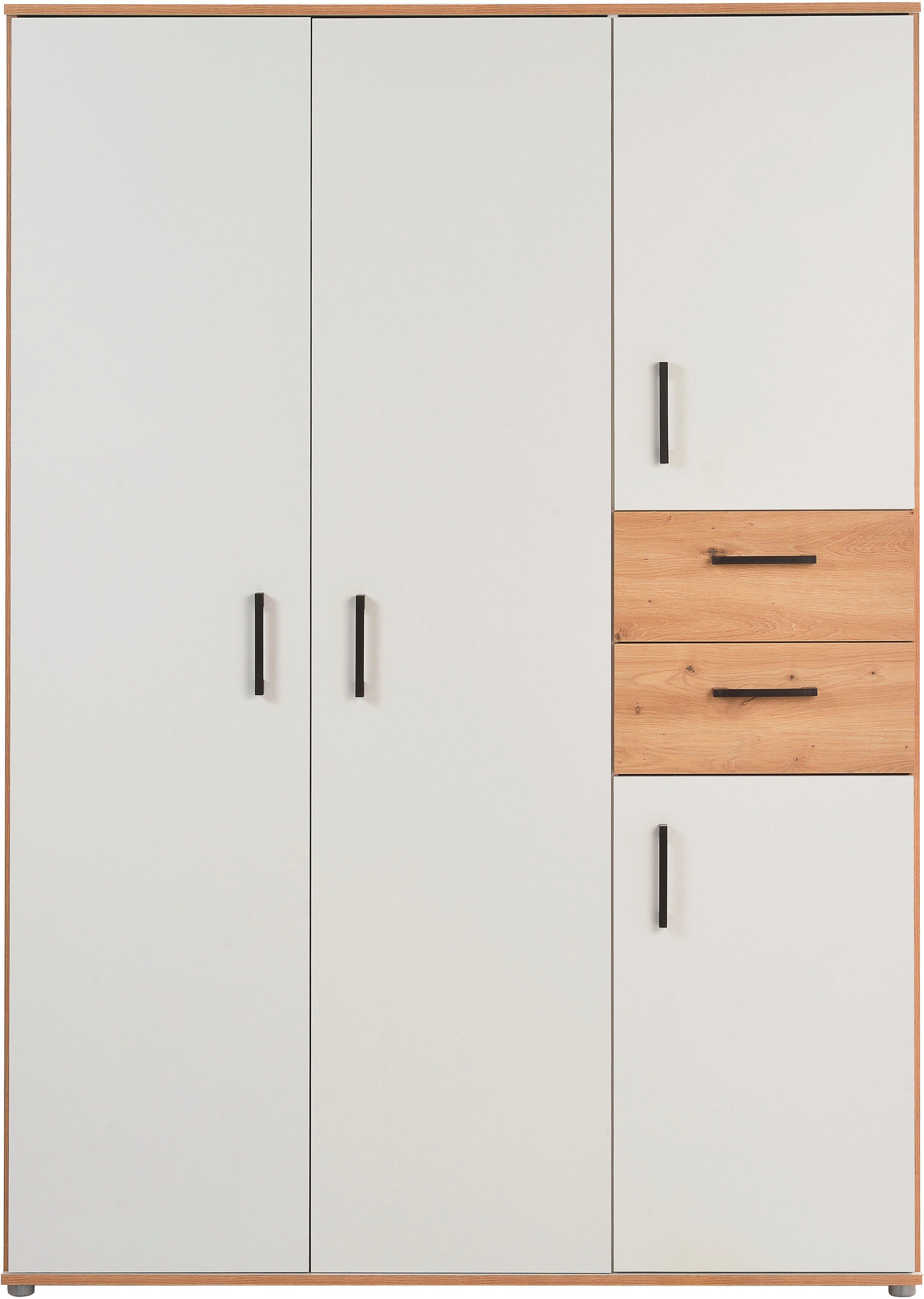 arthur berndt Jugendzimmer-Set Jugendzimmer-Set »Bente« 5-teilig, (5-tlg., 5tlg -Schrank, Bett, Schreibtisch, Sideboard, Standregal), Stauraumstark, pflegeleicht, zeitlos, Made in Germany