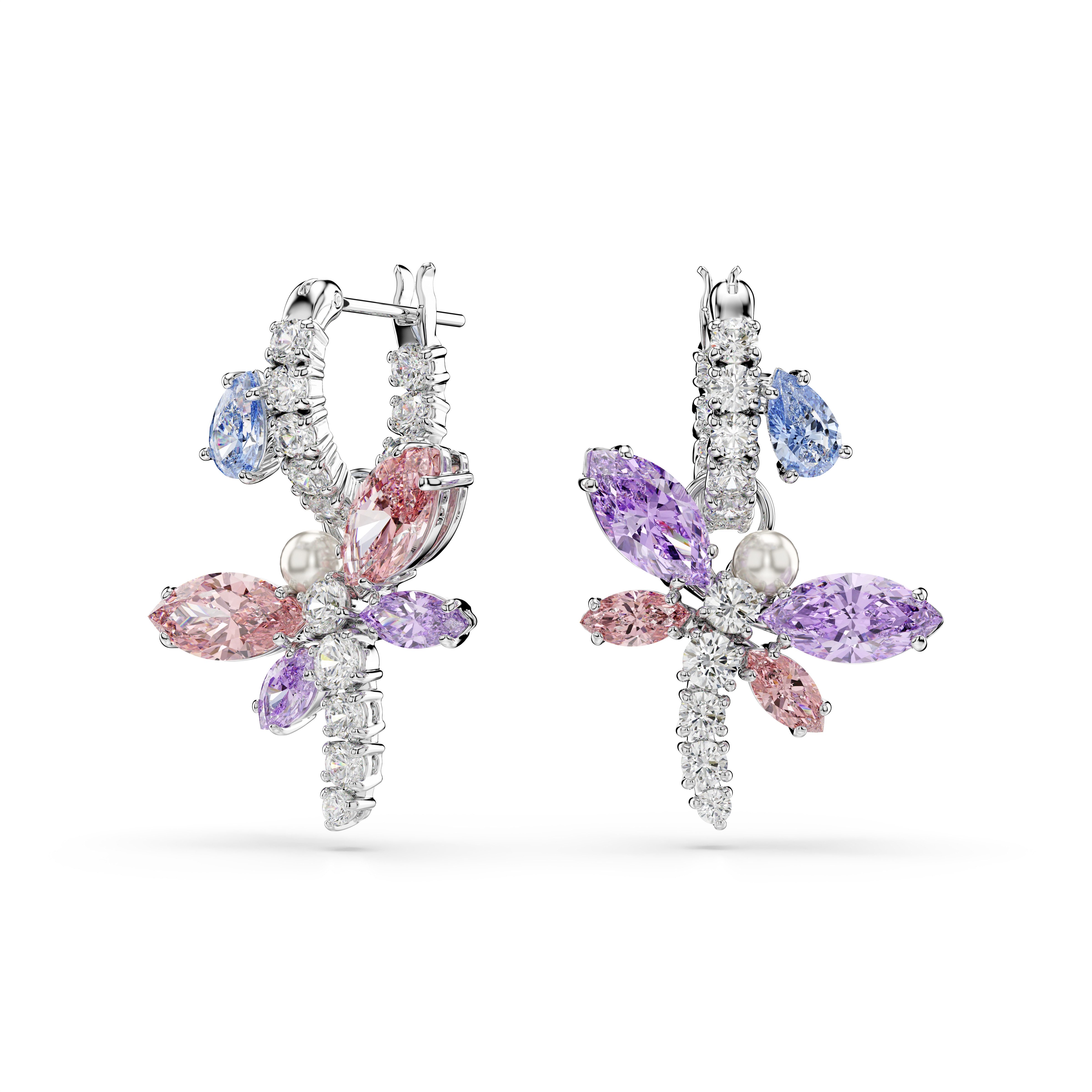 Swarovski Paar Ohrstecker Schmuck Geschenk 2026 CAPSULE Ohrringe Libelle, mit Swarovski® Kristall - mit Swarovski® Perle – Bild 3 von 5