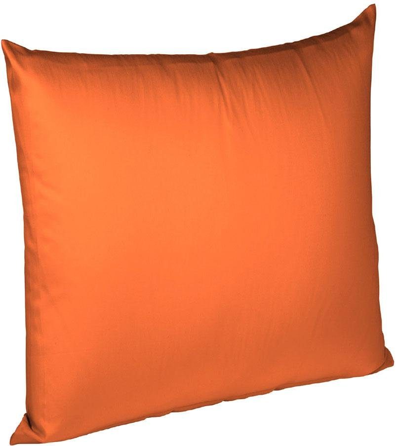 fleuresse Подушкиbezug Colours Mako Satin, 100% Baumwolle, mit Reißverschluss, (2 Stück), Mako Satin, glänzend, glatt, Premium Qualität