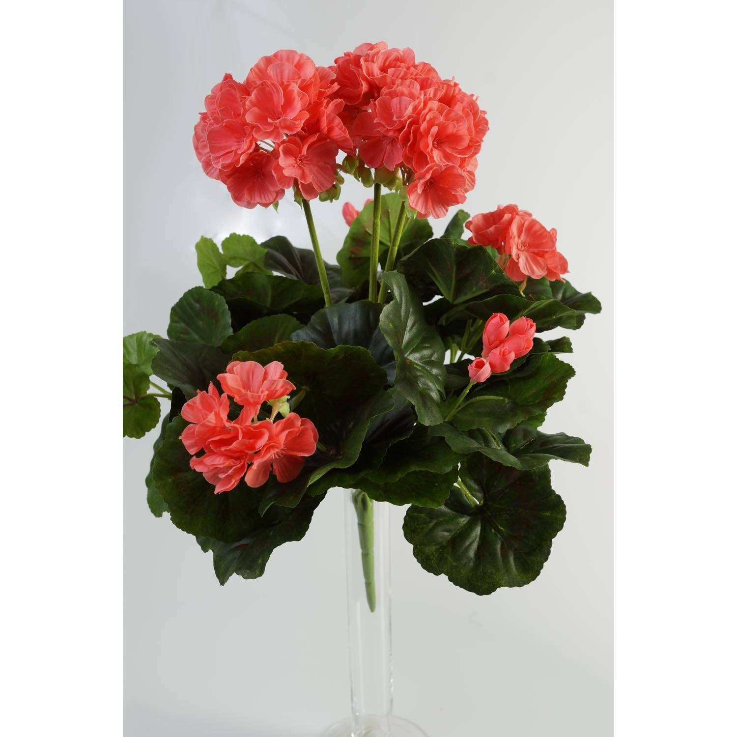 Kunstblume Künstliche Blume Geranie MIA, auf Steckstab, rosa, 35cm, Ø6-9cm Geranie, artplants, Höhe 35 cm