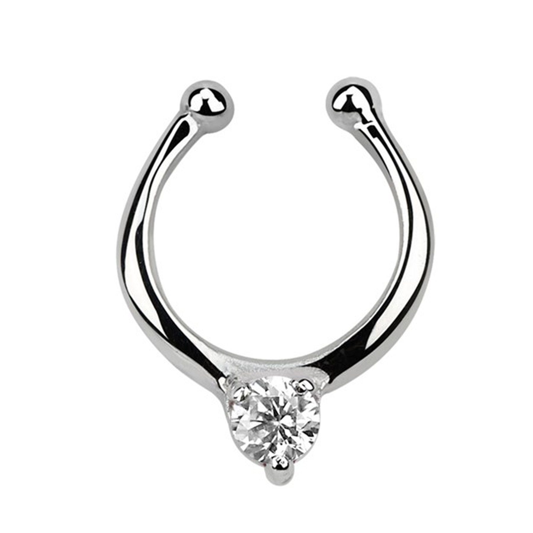 Adelia´s Nasenpiercing Piercing  Nasenpiercing, Klemmring aus 925 Silber