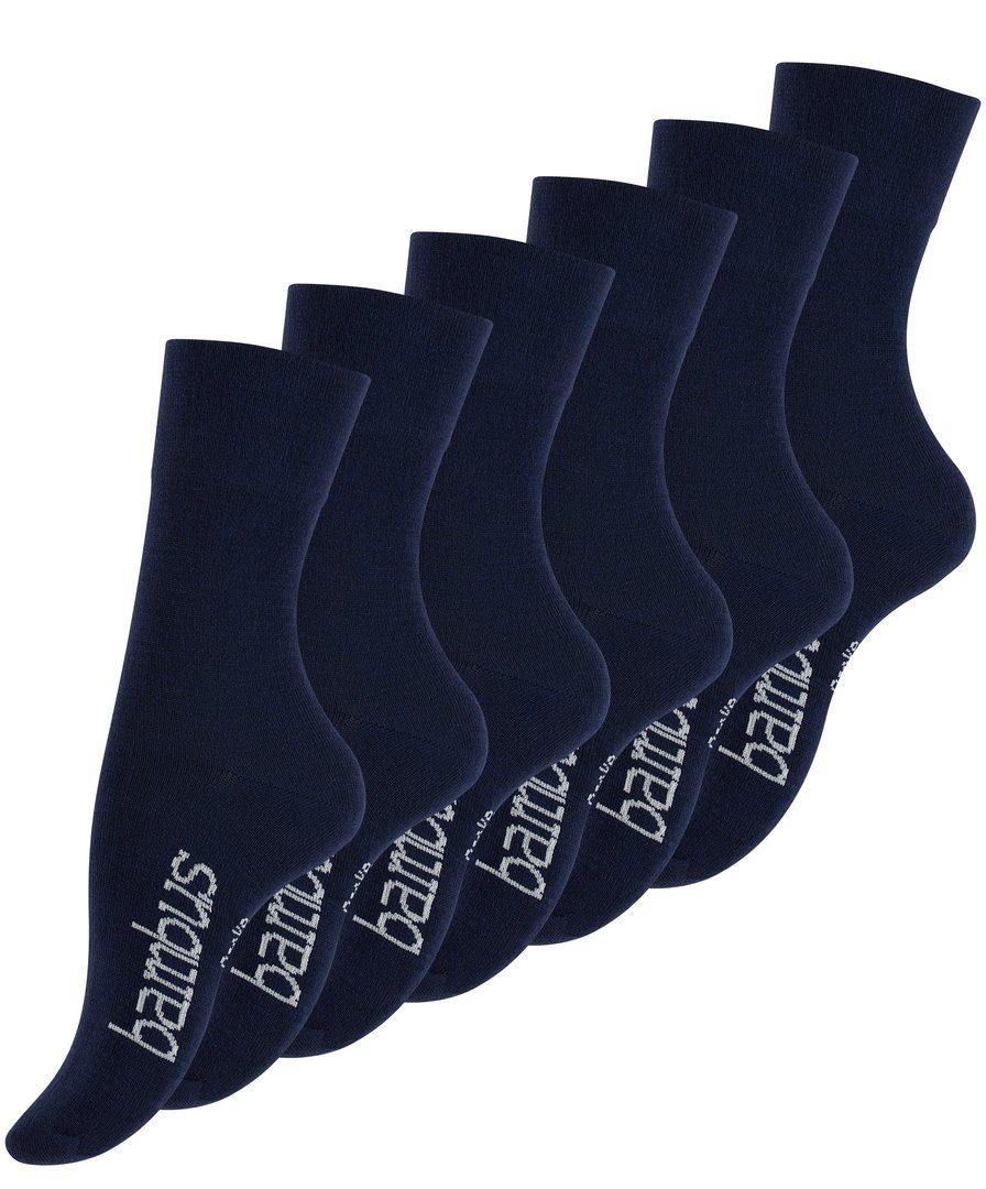 Vincent Creation® Socken (6-Paar) weich und atmungsaktiv durch Viskose marine