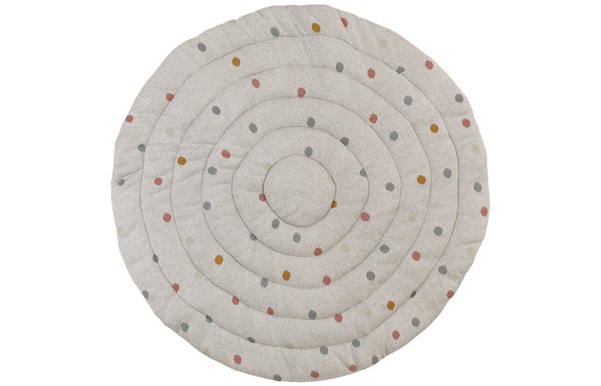 Krabbeldecke Krabbeldecke Punkte, KINDSGUT, Baumwolle, unisex, rund