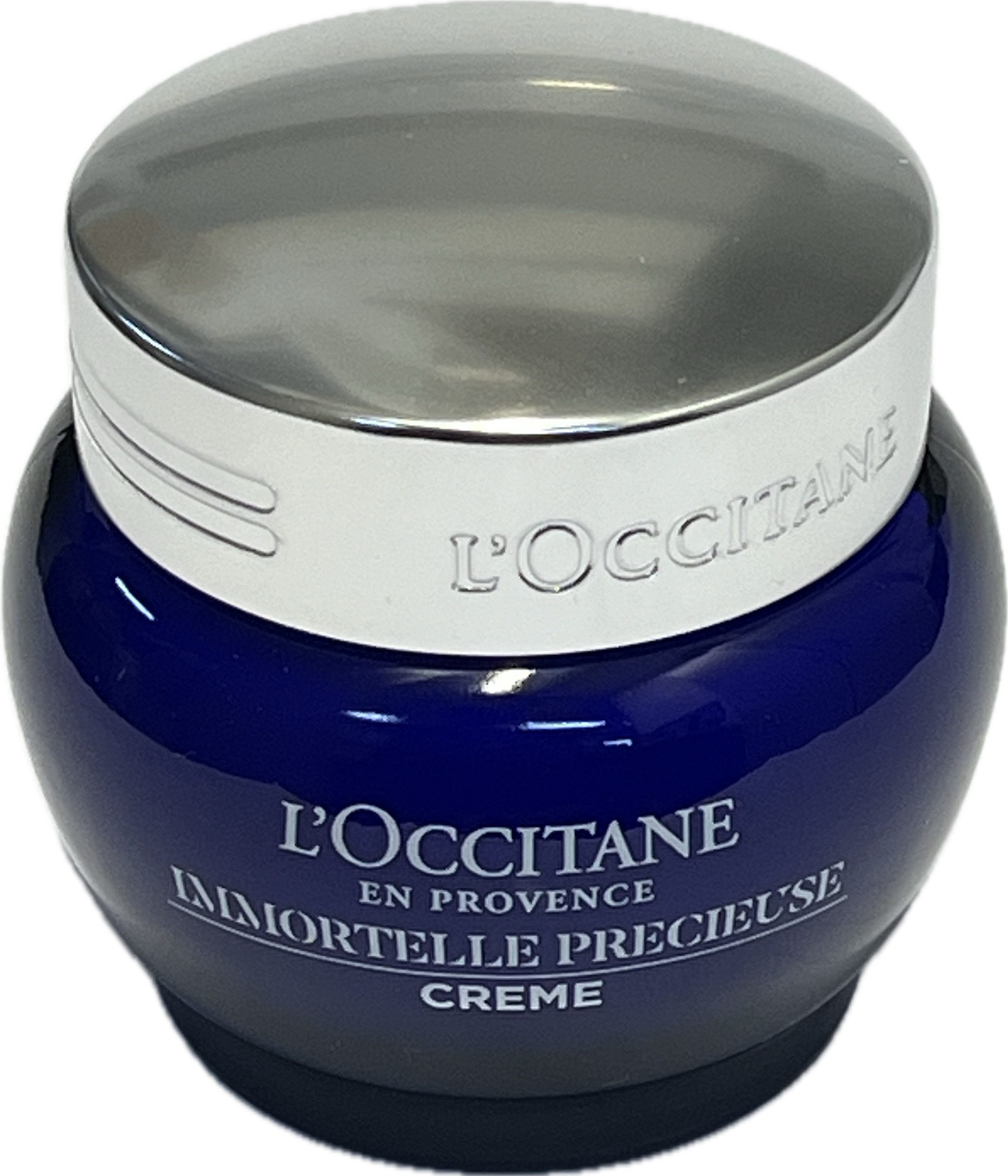 L'OCCITANE Anti-Aging-Creme Immortelle Crème Précieuse, Drei-fach Faltenbekämpfung mit nährendem Bio-Immortellöl