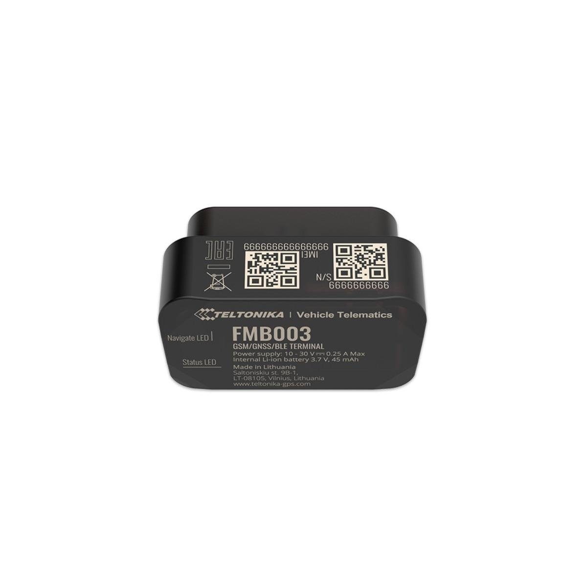 - Teltonika Track-Gerät Fortschrittliches & GPS-Tracker Bluetooth FMB003 mit Plug
