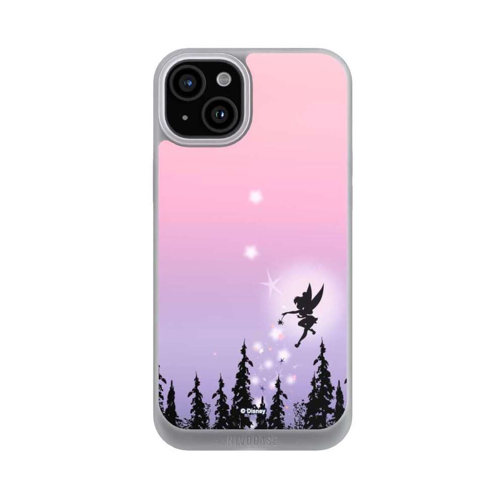 NIVOCASE Handyhülle Disney Tinkerbell Offizielles Lizenzprodukt Tinker Bell Woods, Apple iPhone 15 Plus Handyhülle Hülle NIVOpure Case Frozen