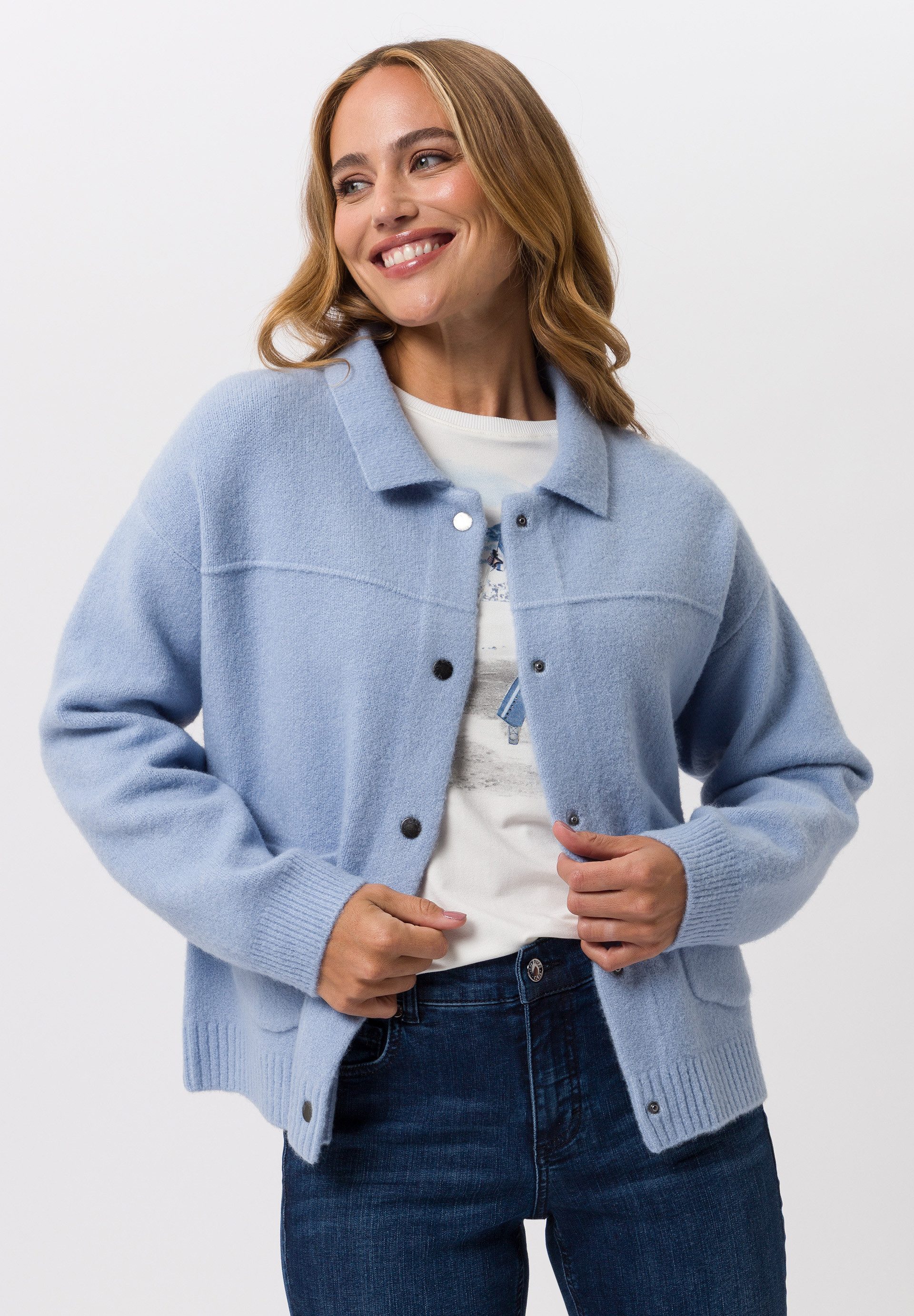 TUZZI Cardigan mit Rückenknopfleiste