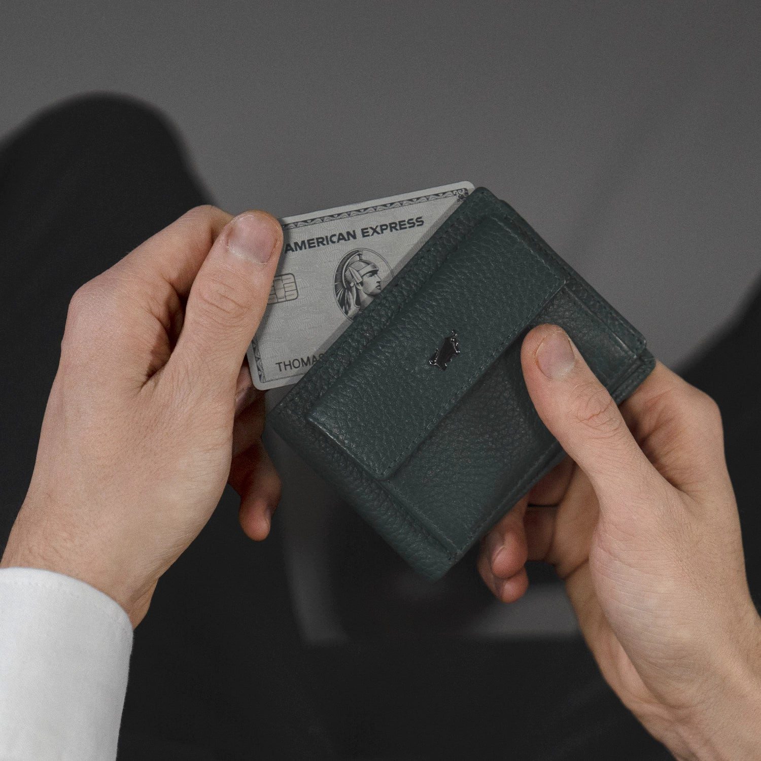 Braun Büffel Geldbörse THEO RFID Geldbörse 6CS dark grey