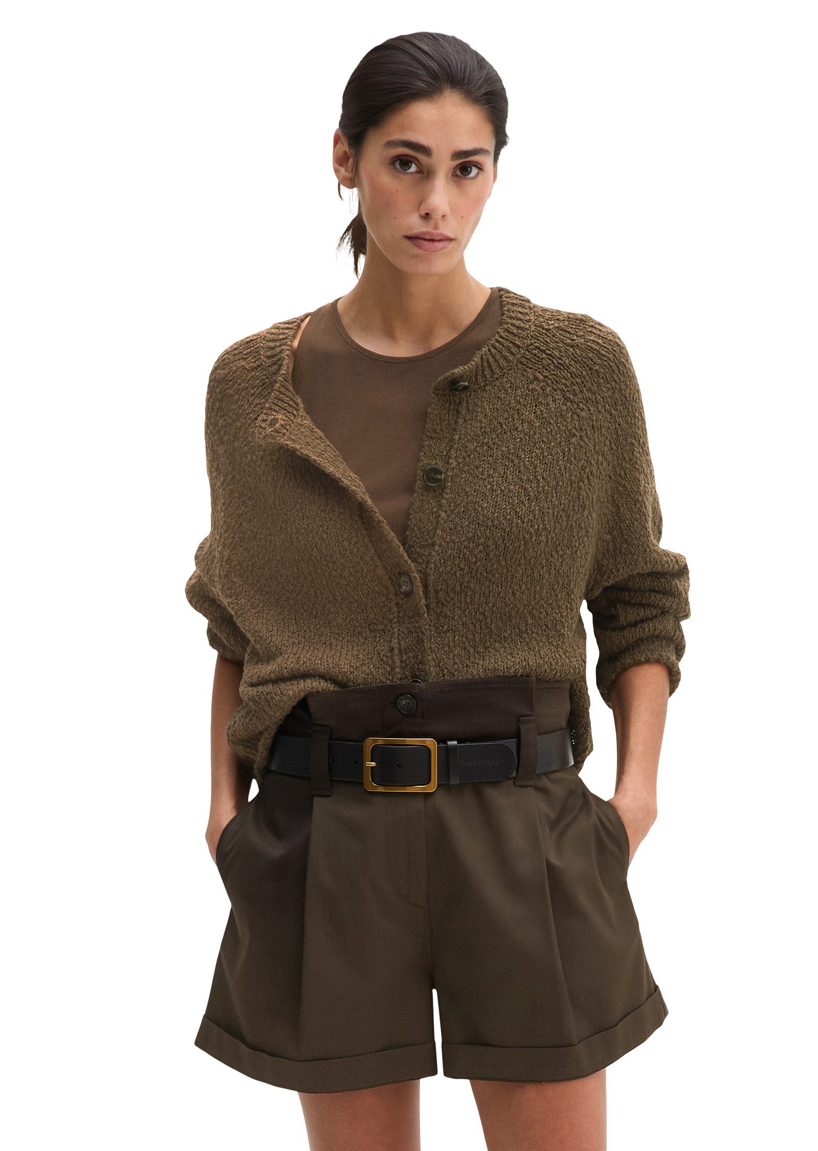 Marc O'Polo Cardigan aus Heavy Cotton Slub-Garn