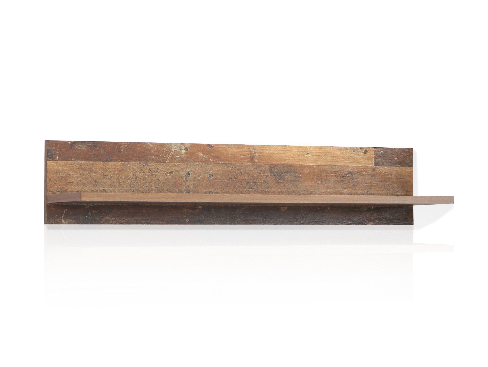 Moebel-Eins Wandregal, CASSIA Wandboard, Material Dekorspanplatte, Old Wood Vintage