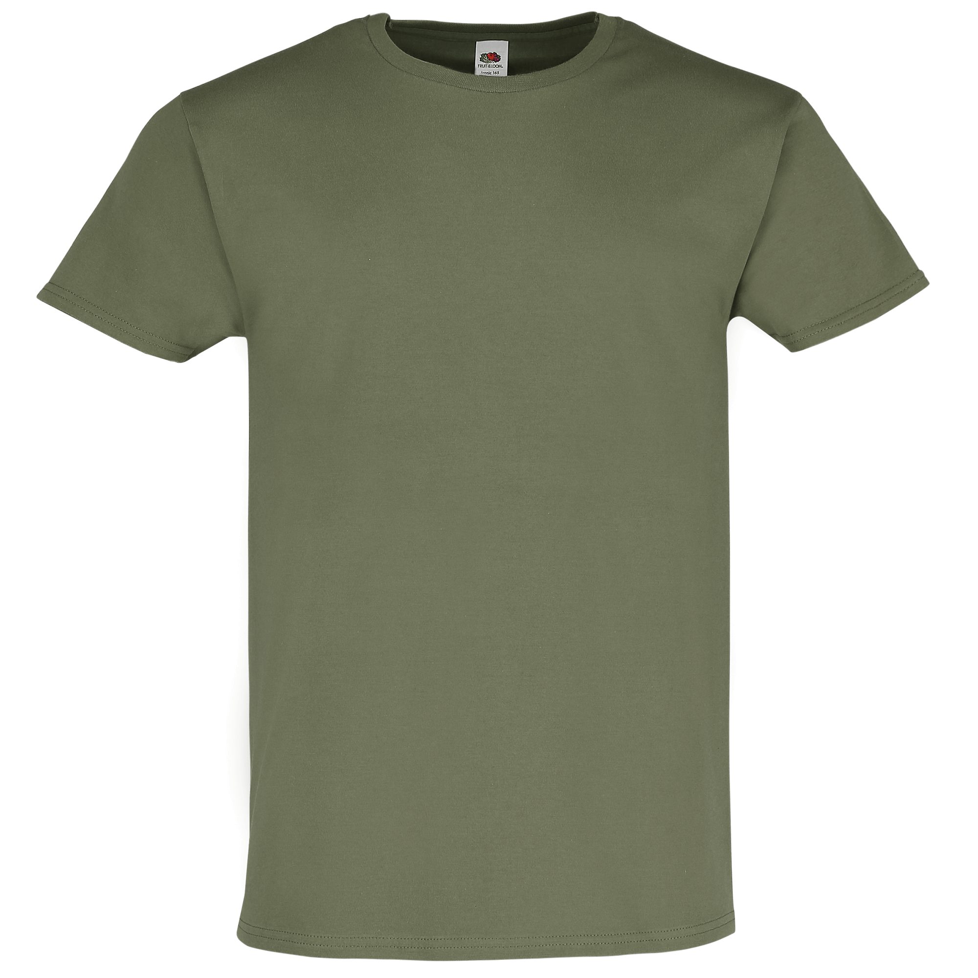 Fruit of the Loom Rundhalsshirt Ringspun Premium T-Shirt oliv