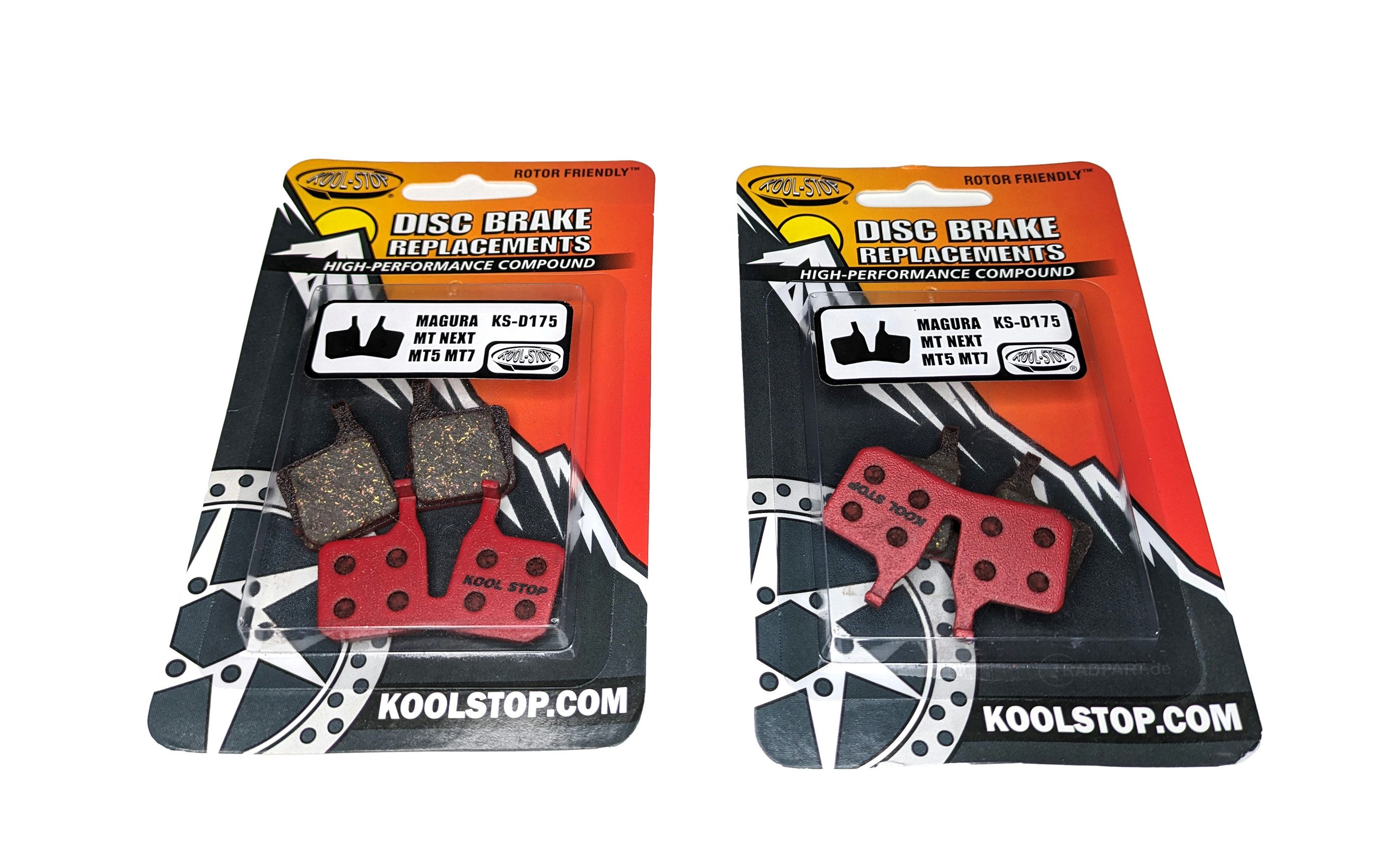 Kool Stop Bremsbelag 2 Paar Kool-Stop Bremsbeläge KS-D175 Magura MT5 MT7 MT NEXT Disc Pad