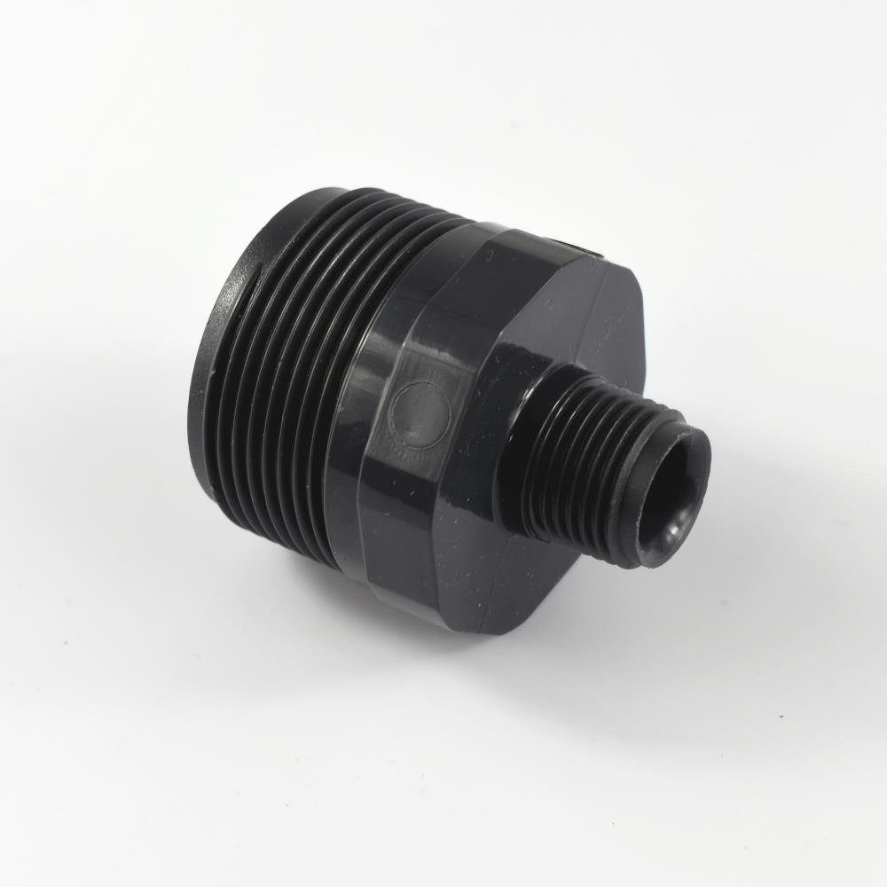 Cepex Steckfitting PVC Арматура, PVC-U Doppelnippel reduziert, AG 1 1/2" x 1/2"