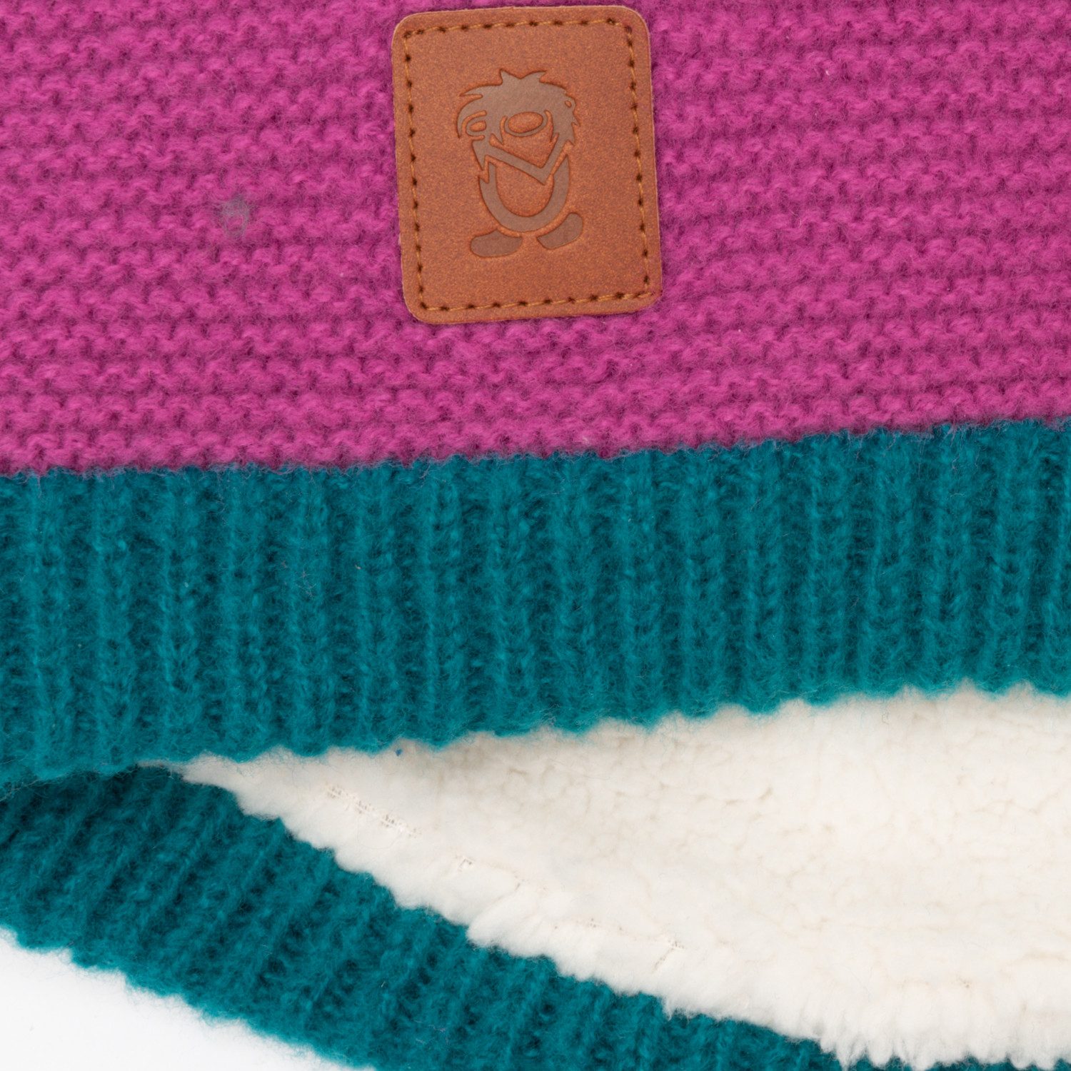 TROLLKIDS Strickmütze KIDS GRYLLEFJORD BOBBLE CAP mit Bommel, aus Polyester