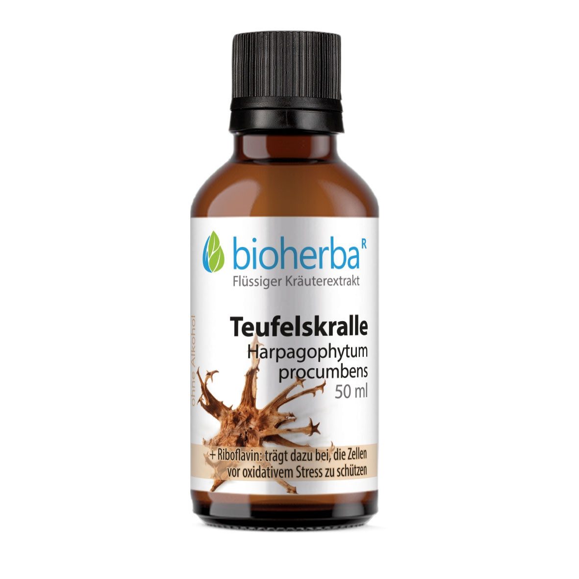 BIOHERBA R Teufelskralle Tropfen Tinktur 50 ml Nahrungsergänzungsmittel