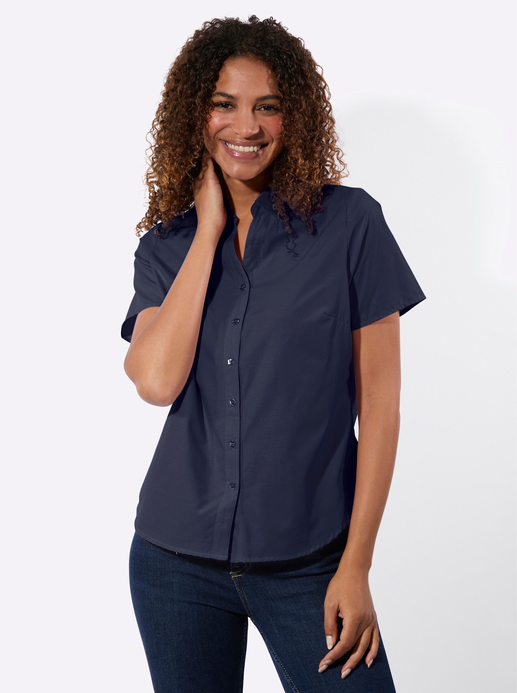 Witt Klassische Bluse Kurzarmbluse