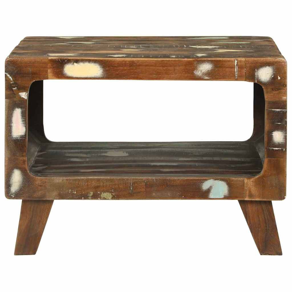 vidaXL Couchtisch Couchtisch 50 x 50 x 35 cm Massives upgecyceltes Holz (1-St)