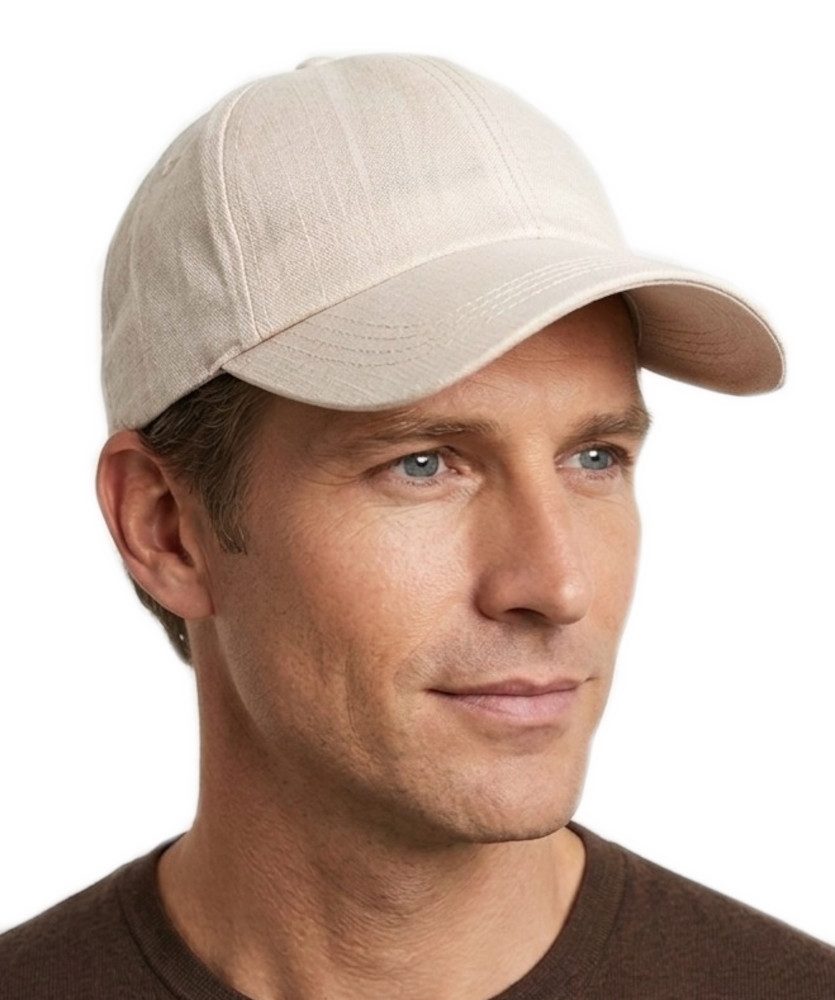 Cool4 Schirmmütze Basecap Leinen UV-Schutz Verstellbar