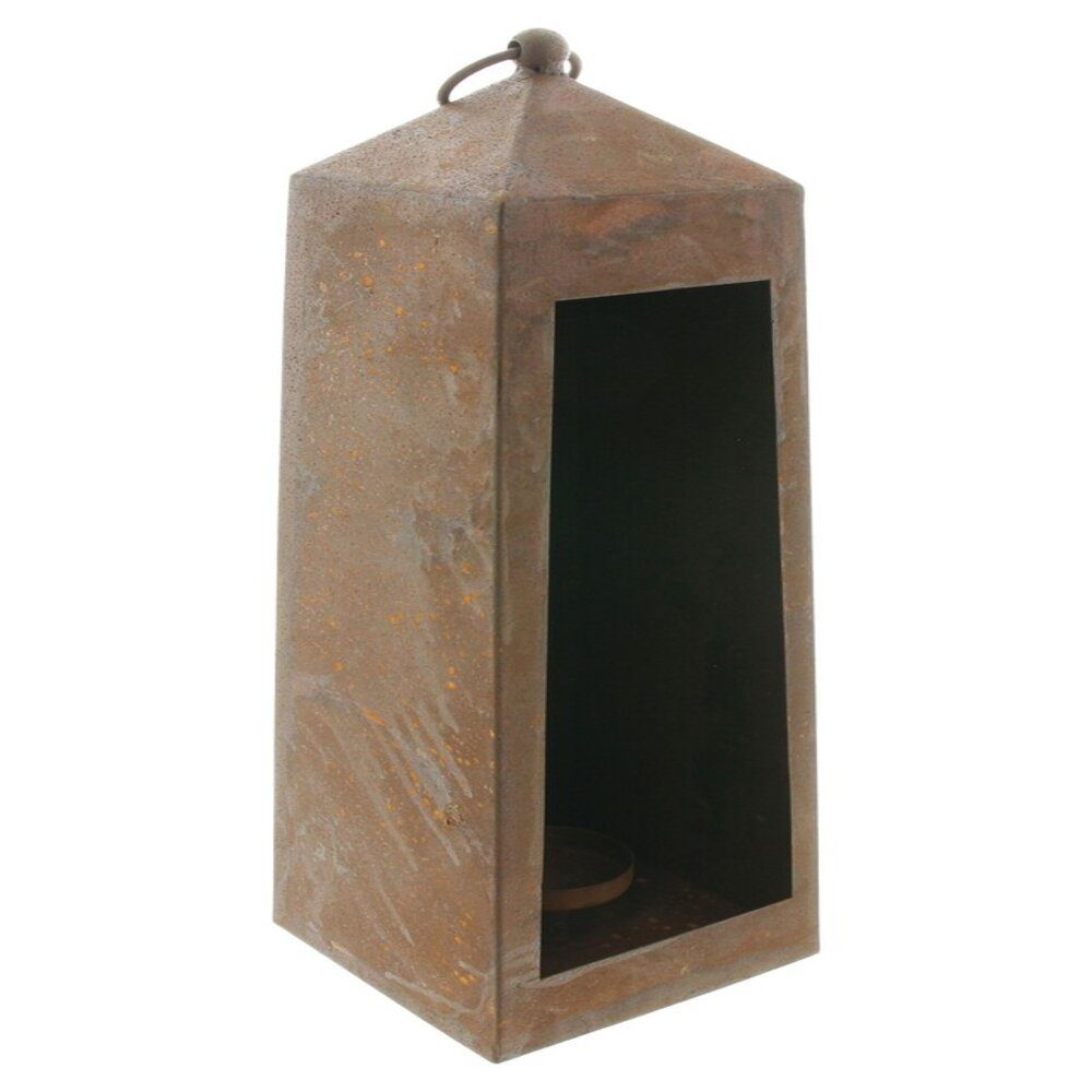 Home-trends24.de Kerzenhalter Rost Laterne Kerzenhalter Kerzenständer Garten Terrasse Windlicht