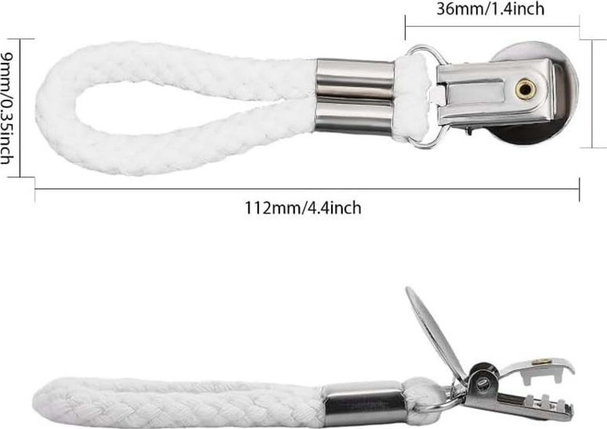 FELIXLEO Handtuchhaken Handtuch-Clips mit Schlaufen, Handtuchhalter, Aufhänger, (1-St) – Bild 2 von 5