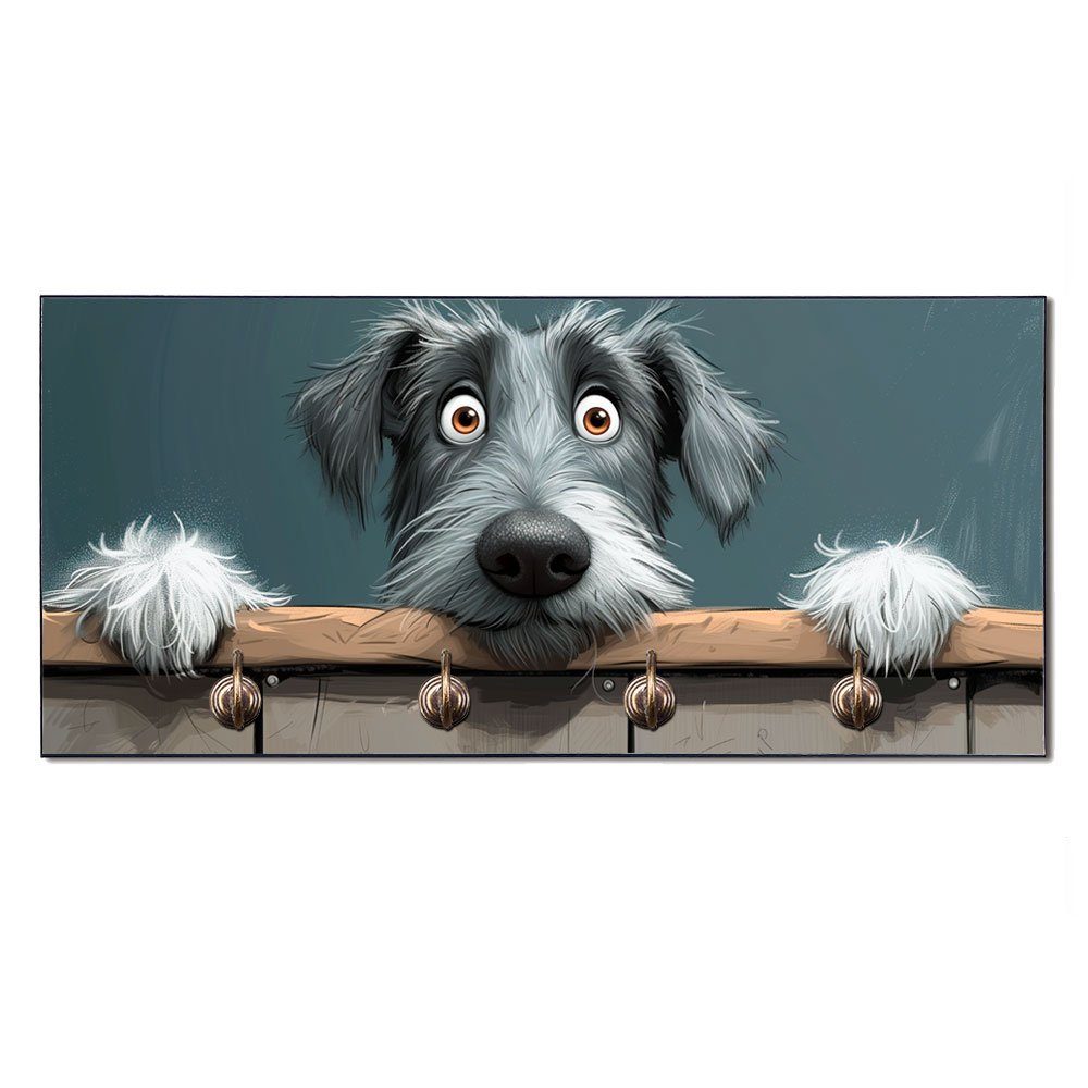 Cadouri Wandgarderobe IRISCHER WOLFSHUND Design-Hundegarderobe für günstig online kaufen