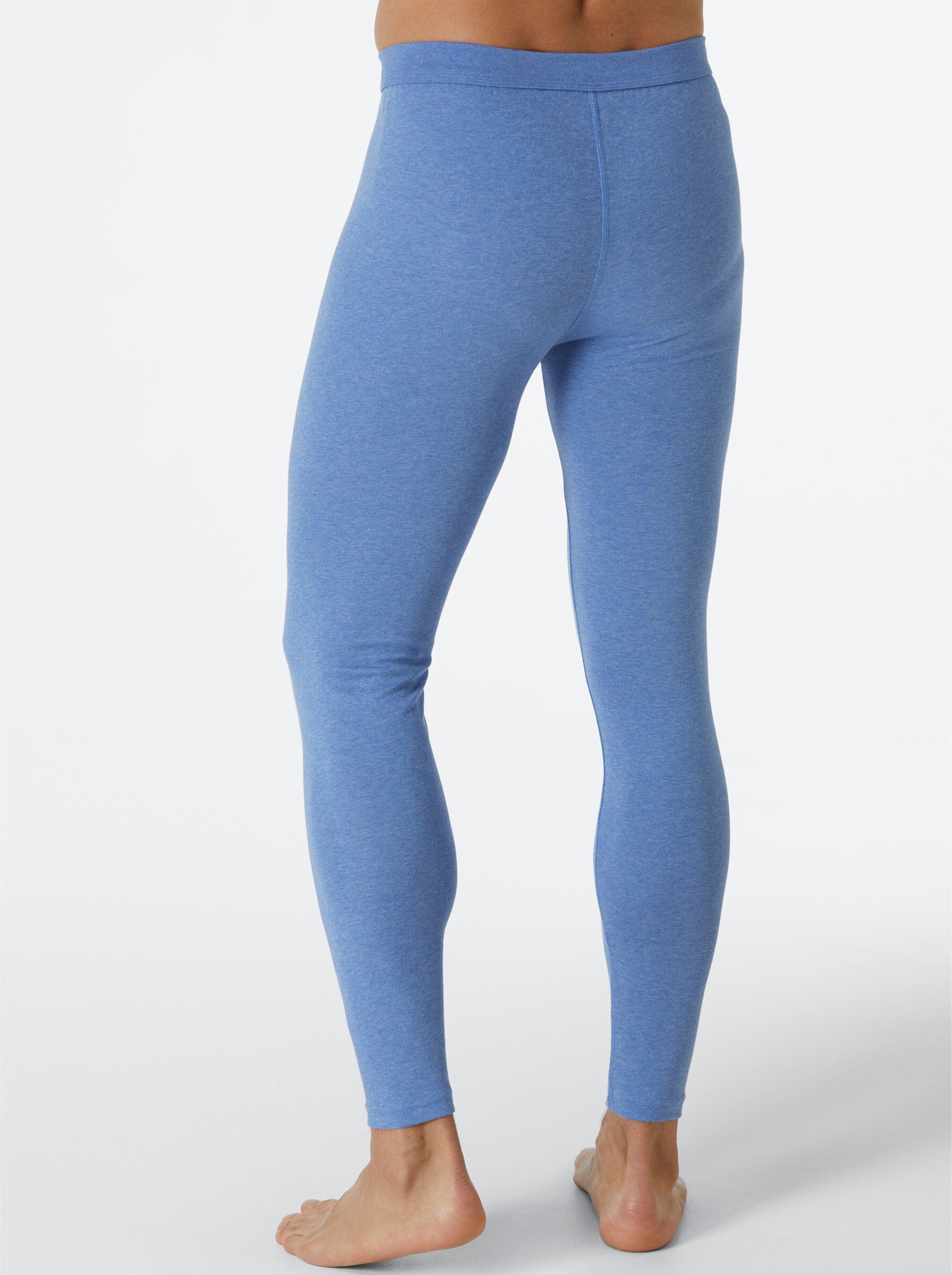 jeansblau-meliert WITT (2-St) Unterhose Lange WEIDEN