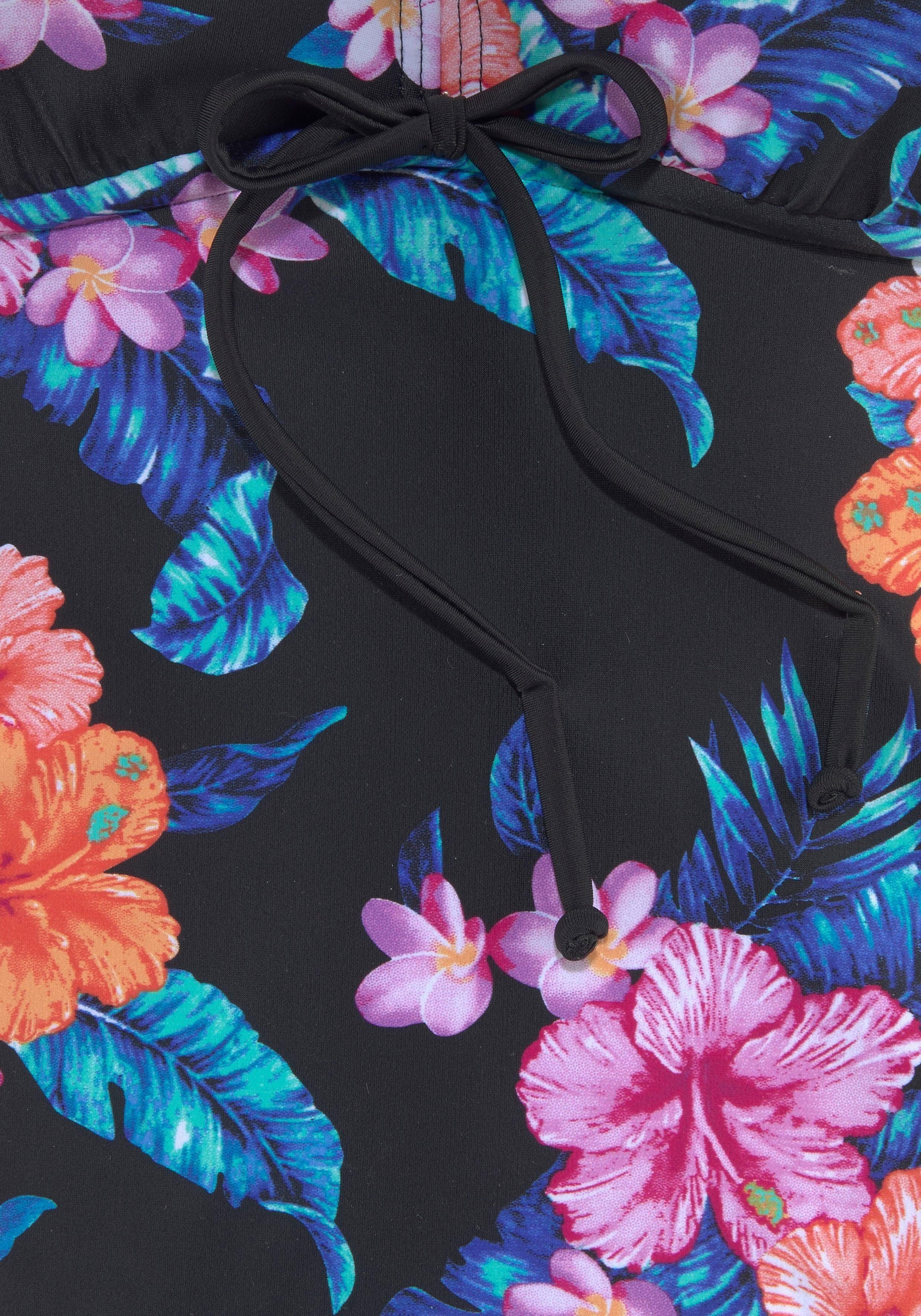 LASCANA Bügel-Tankini mit tropischem Blumenprint – Bild 3 von 5
