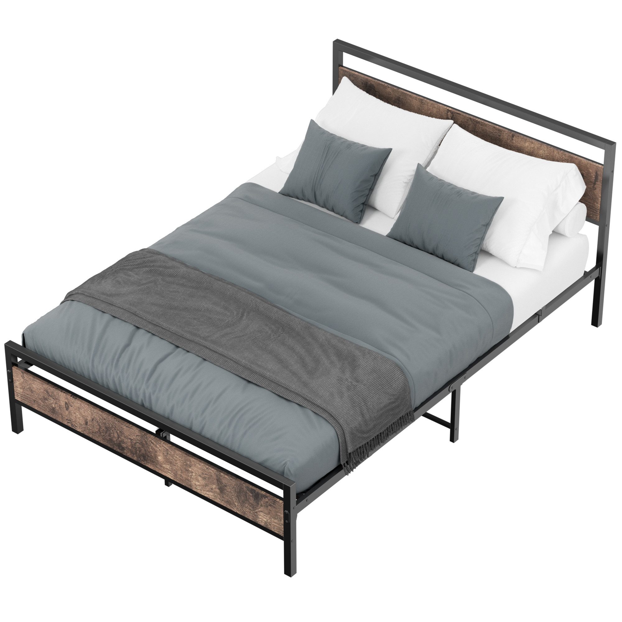 MODFU Metallbett Jugendbett (mit Lattenrost, Bettrahmen günstig online kaufen