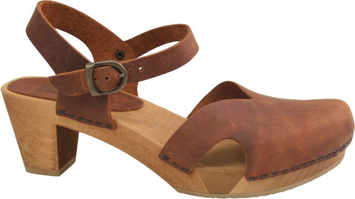Sanita WOOD-MATRIX SQUARE FLEX SANDAL Clog