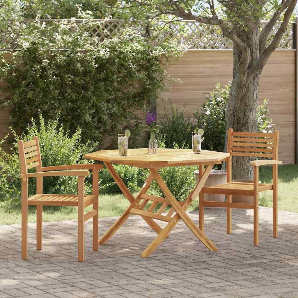 furnicato Gartenstuhl Essstuhl Naturholz 56 x 55 x 90,5 cm Braun (1 St), Geschnitzte Armlehnen für deinen Gartenstuhl im 2er Set