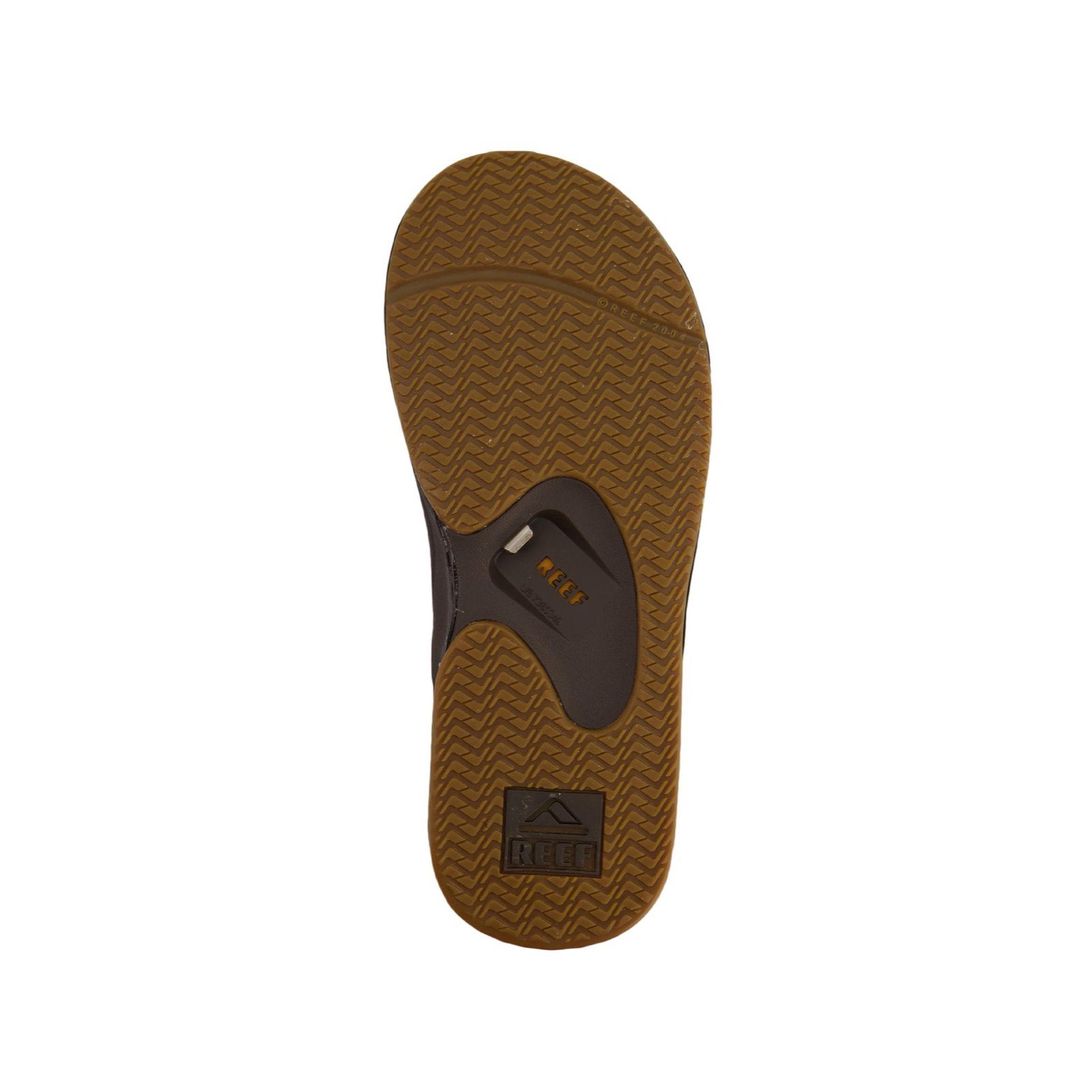 Anatomisch Sandale Fanning geformtes (1-tlg) Fußbett Zehentrenner Zehentrenner Brown/Gum Reef
