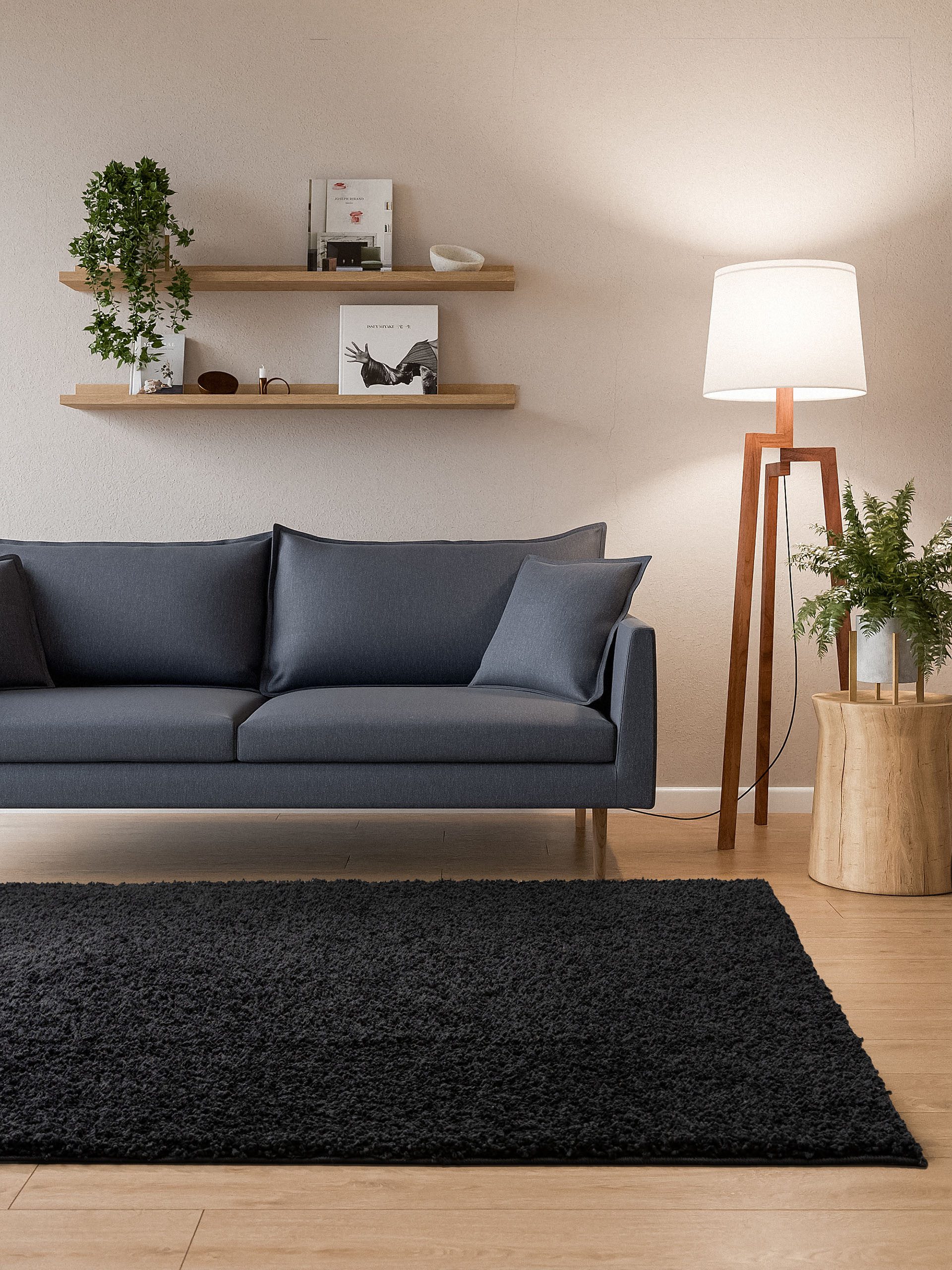 Interiyou Hochflor-Teppich Sofia, Rechteckig, Höhe: 31 günstig online kaufen