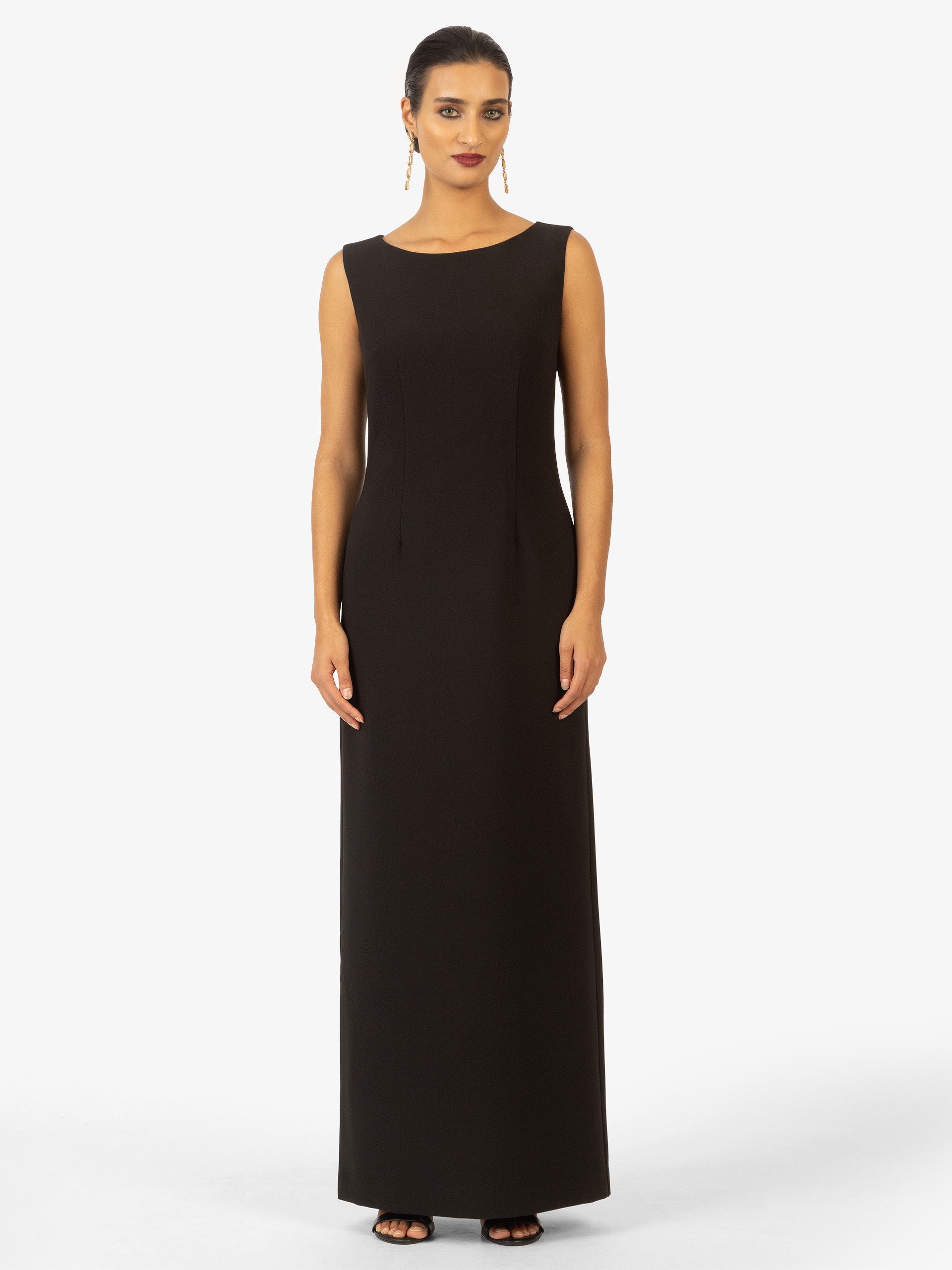 Kraimod Abendkleid mit Rückenschlitz und Rundhals günstig online kaufen