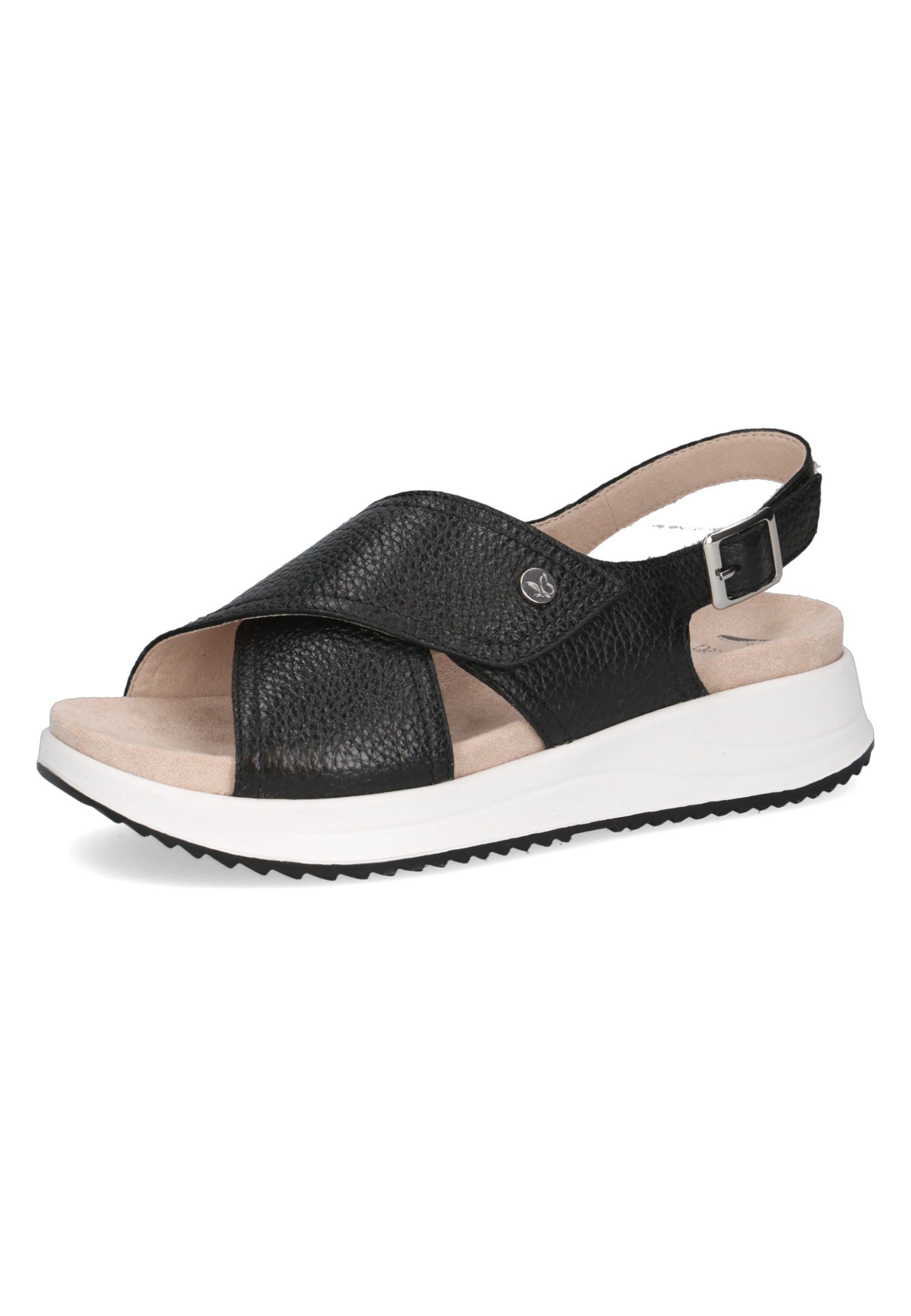 Caprice 9-28707-46 003 Black Deer Sandale