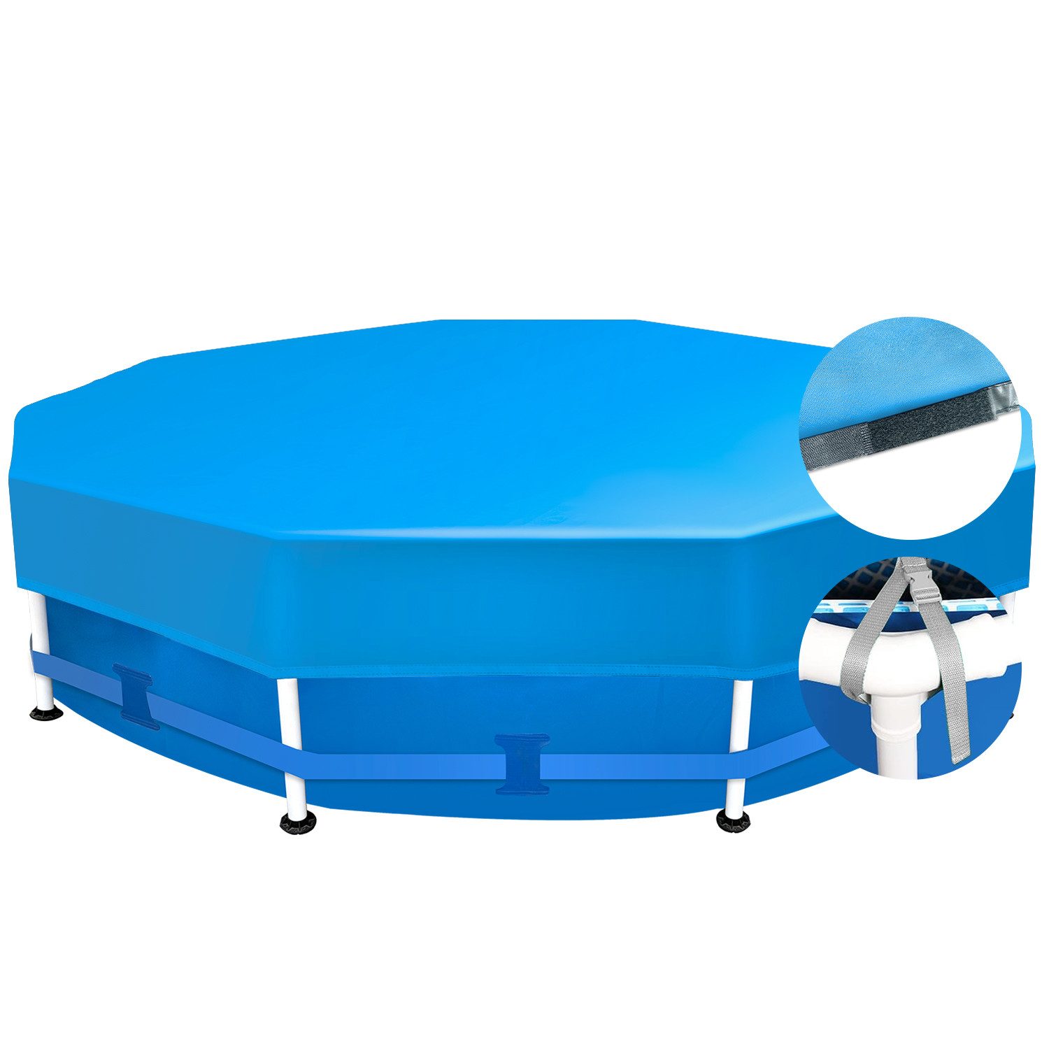 Sekey Pool-Abdeckplane Poolabdeckung Rund Swimmingpool Abdeckplane günstig online kaufen