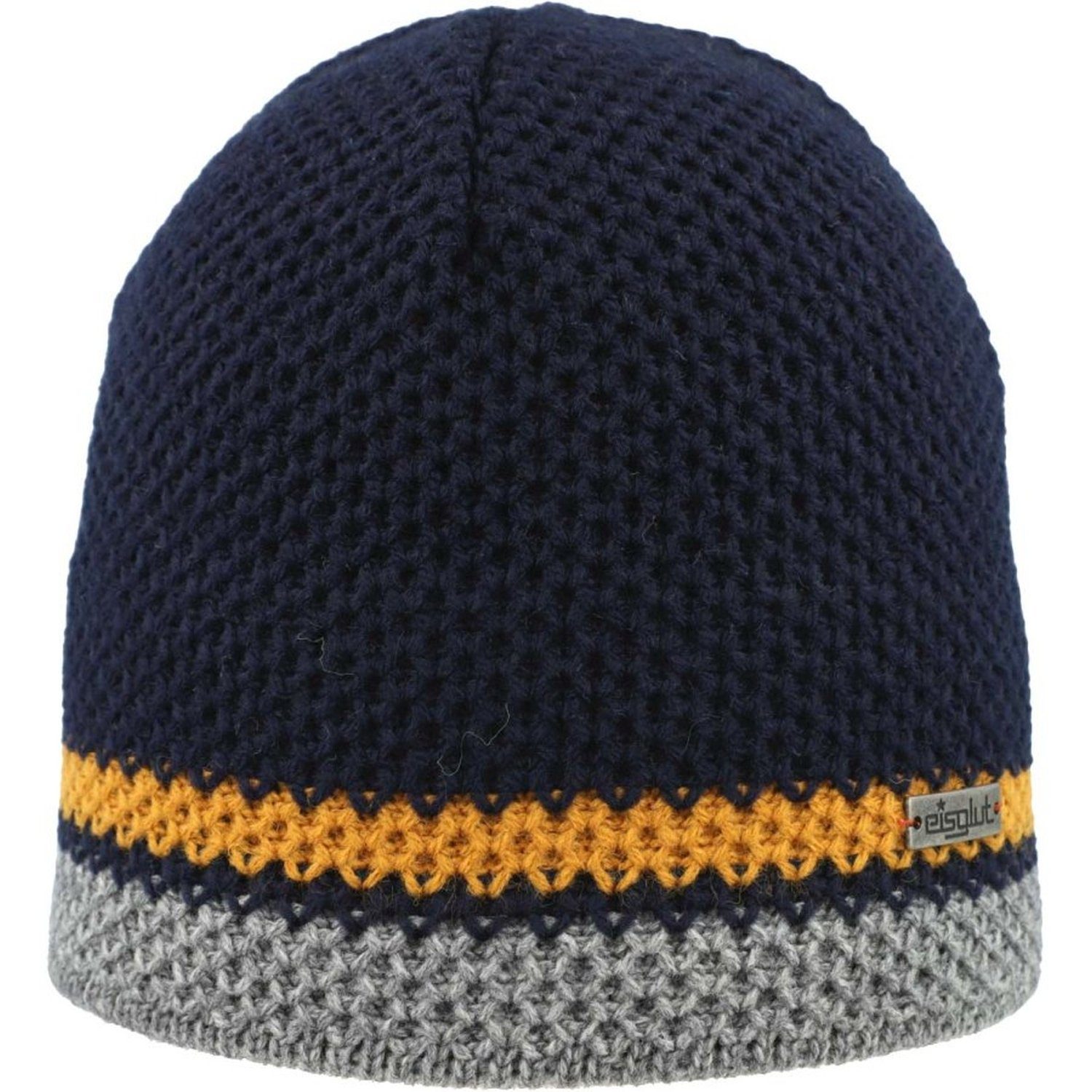 Eisglut Strickmütze Frosto XL mit Kontraststreifen