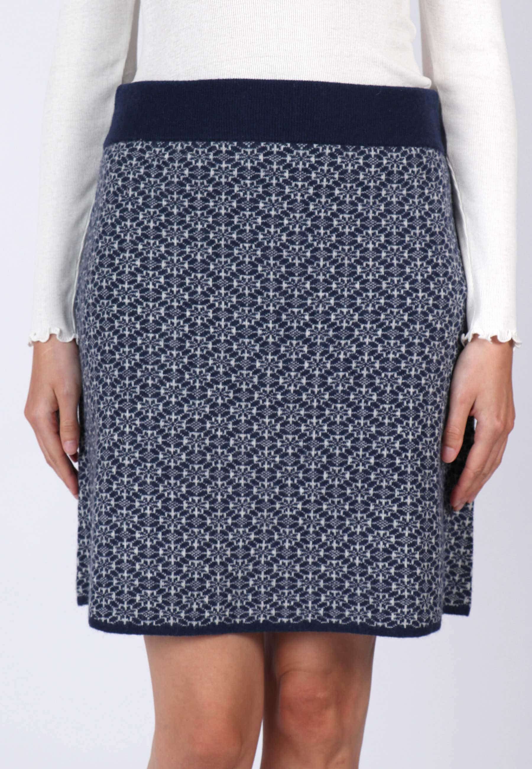 Sorgenfri Sylt Strickrock Mina Strickdetails