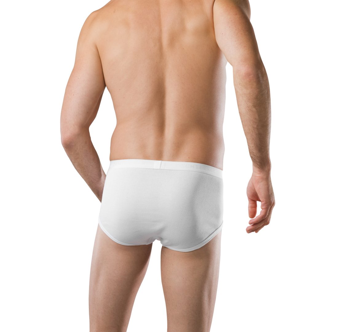 Schiesser Slip 3er Pack Doppelripp Sport Slip (Vorteilspack, 3er-Pack) aus reiner Baumwolle
