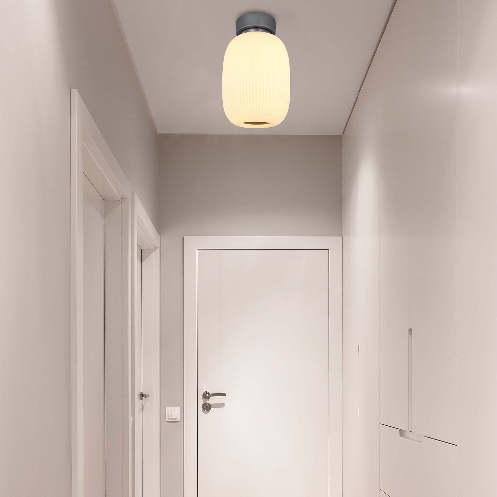 Globo Deckenleuchte GLOBO Deckenleuchte Schlafzimmer Innen Deckenlampe LED Wohnzimmer