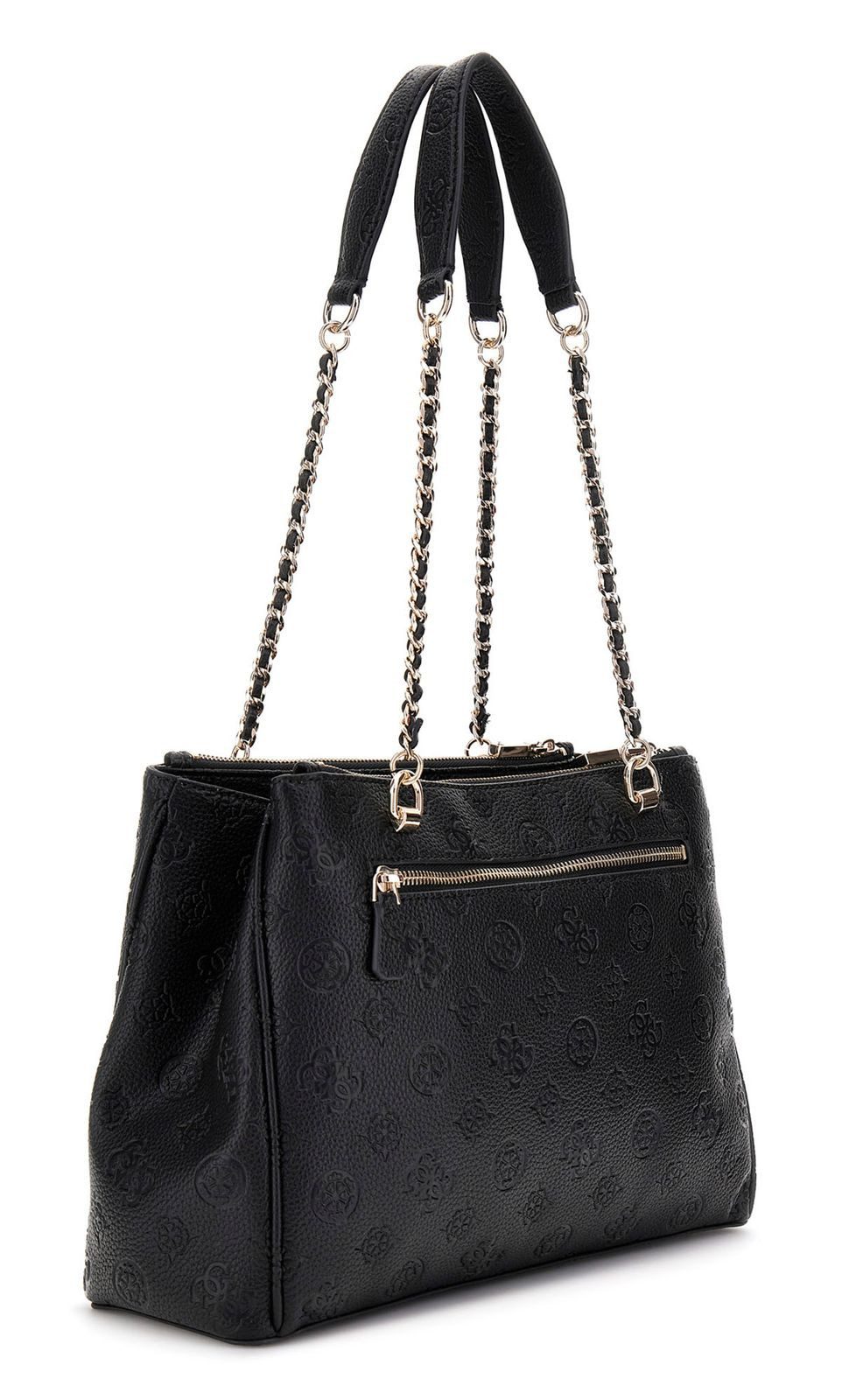 Guess Tasche Kette Schwarz Guess Schultertasche Cresidia