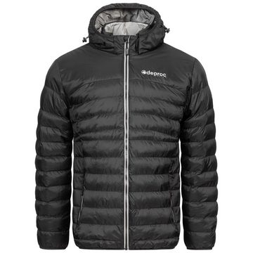 DEPROC Active Steppjacke GILMOUR NEW MEN CS Übergangsjacke, Outdoorjacke mit abnehmbarer Kapuze, auch in Großen Größen erhältlich