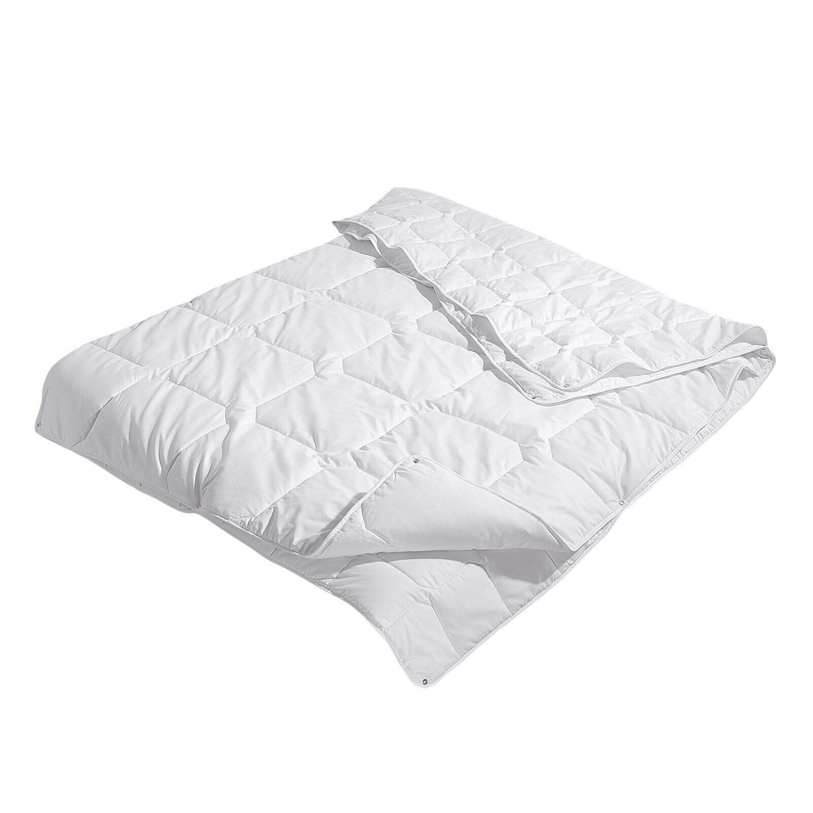 TRAUMSCHLAF Naturfaserbettdecke Veluna Vierjahreszeiten, Füllung: Bezug: 50% Lyocell, 50% Baumwolle, Füllung: 70% Lyocell, 30% Polyester, Bezug: Bezug: 50% Lyocell, 50% Baumwolle, Füllung: 70% Lyocell, 30% Polyester