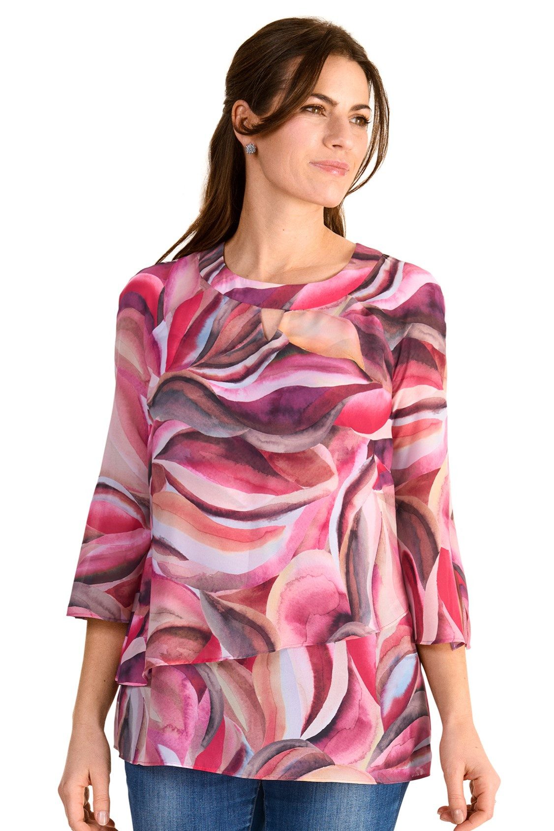 Druckbluse