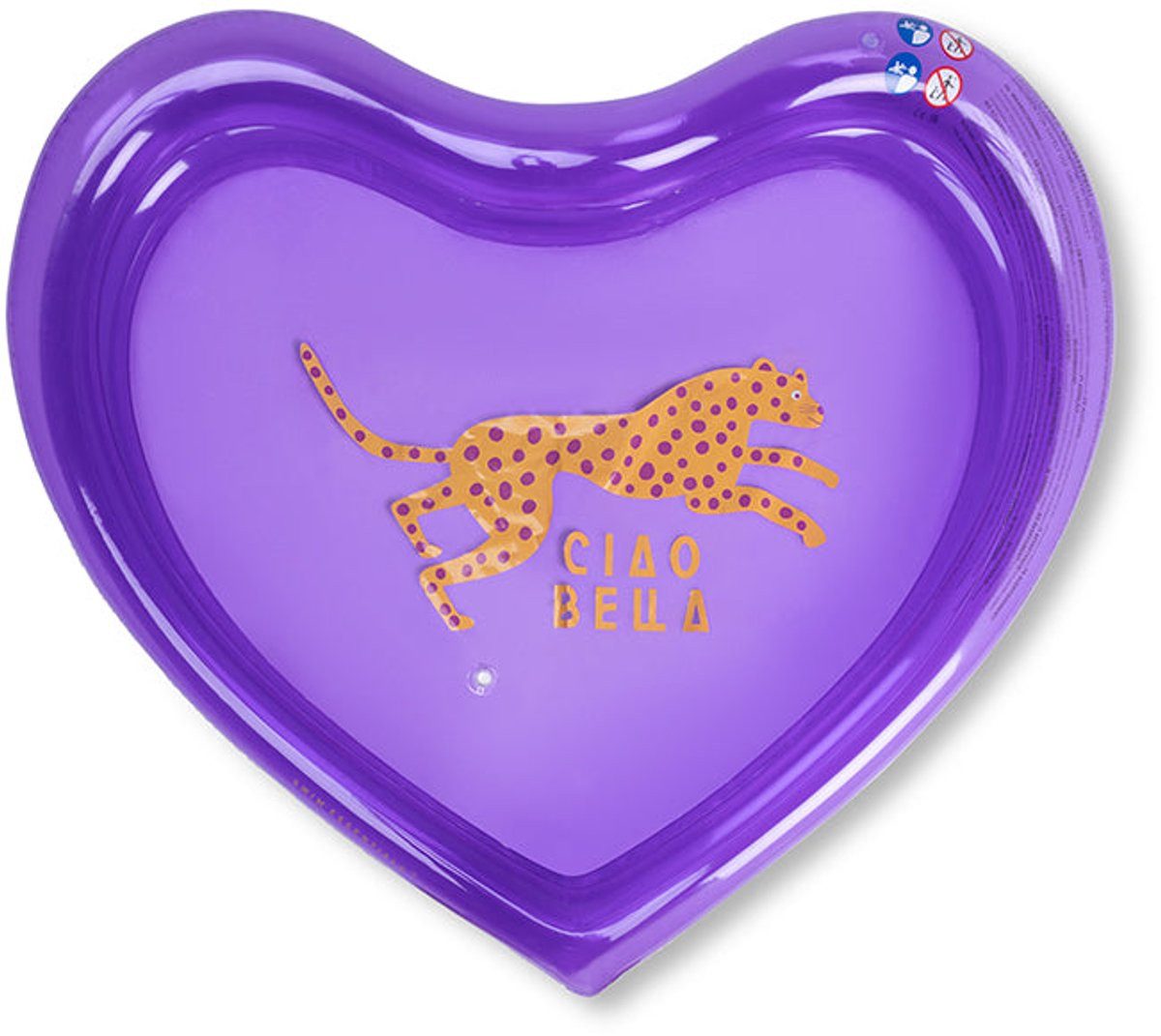 Swim Essentials Pool Heart Shaped Swimming Pool 150 cm Purple, Swimmingpool Planschbecken