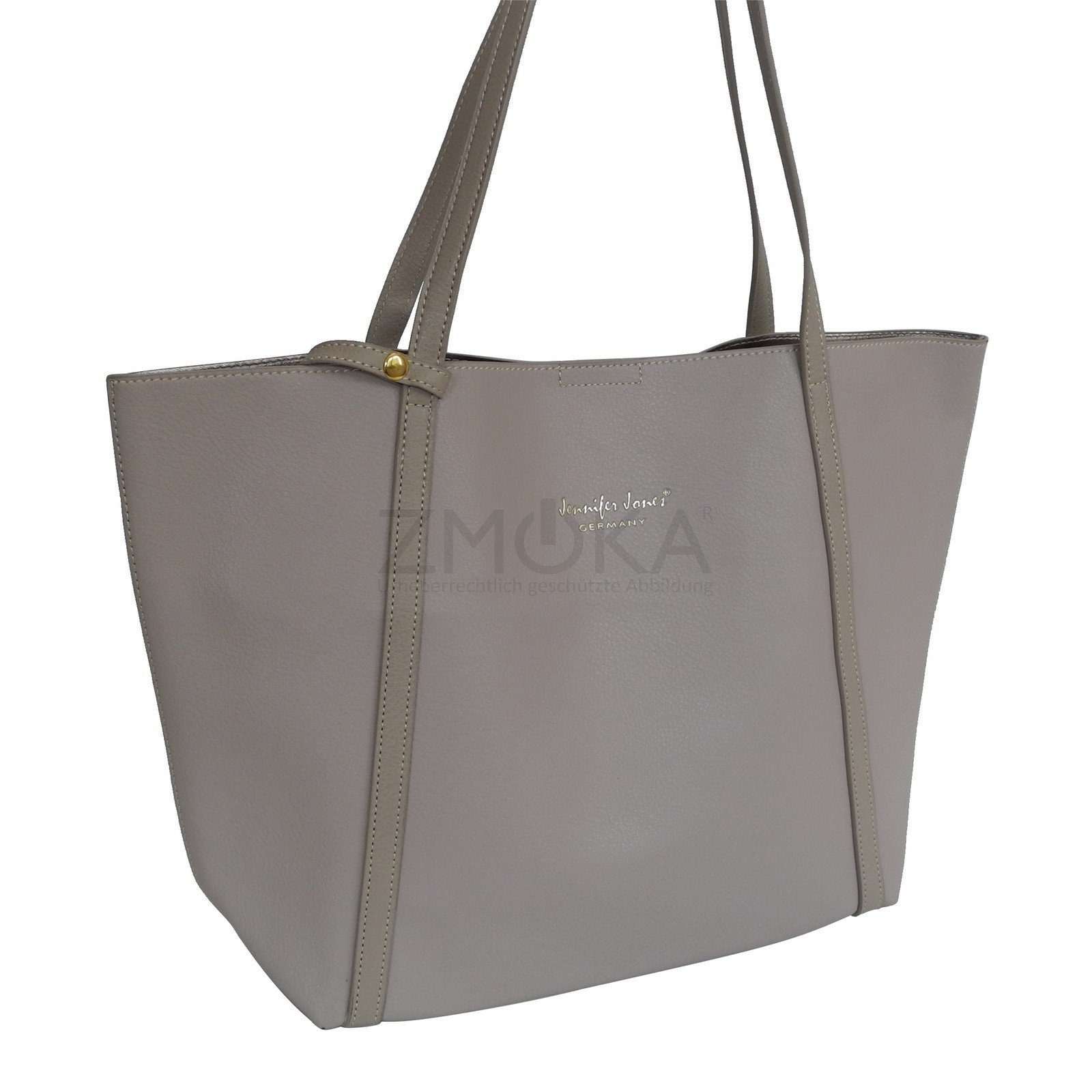 Damen Jennifer Jennifer Handtasche Handtasche Taupe Auswah große Hell Shopper Schultertasche - Jones Jones