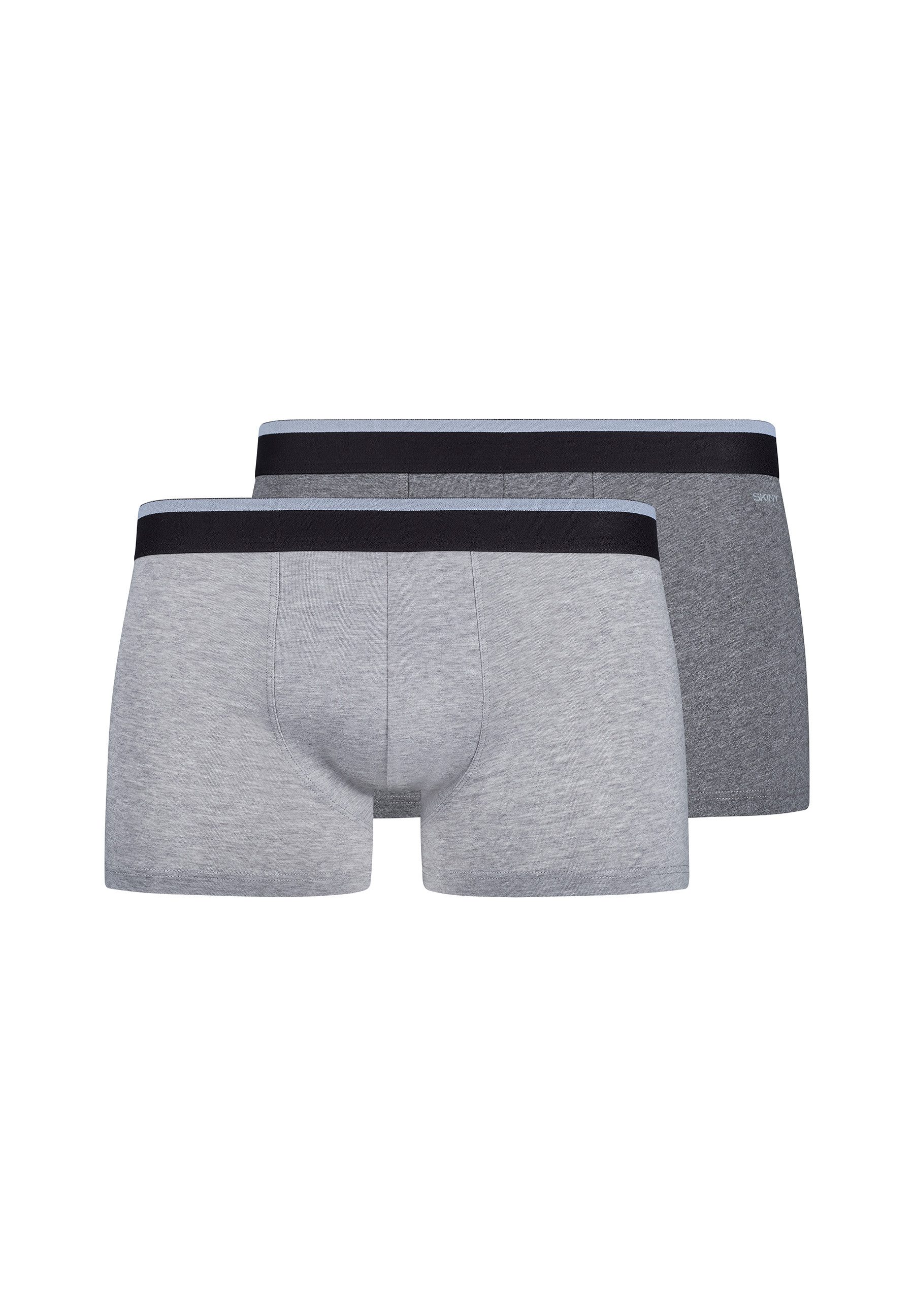 Skiny Slip Cotton Multipack (2er Pack) bequem, klassisch, basic, ohne Seitennaht, Baumwollmix