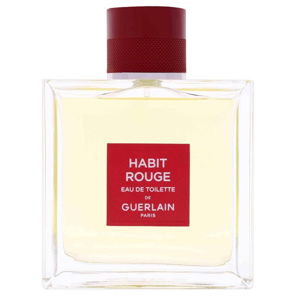 GUERLAIN Eau de Toilette Habit Rouge, Glasflakon, Parfüm EDT, Herrenduft