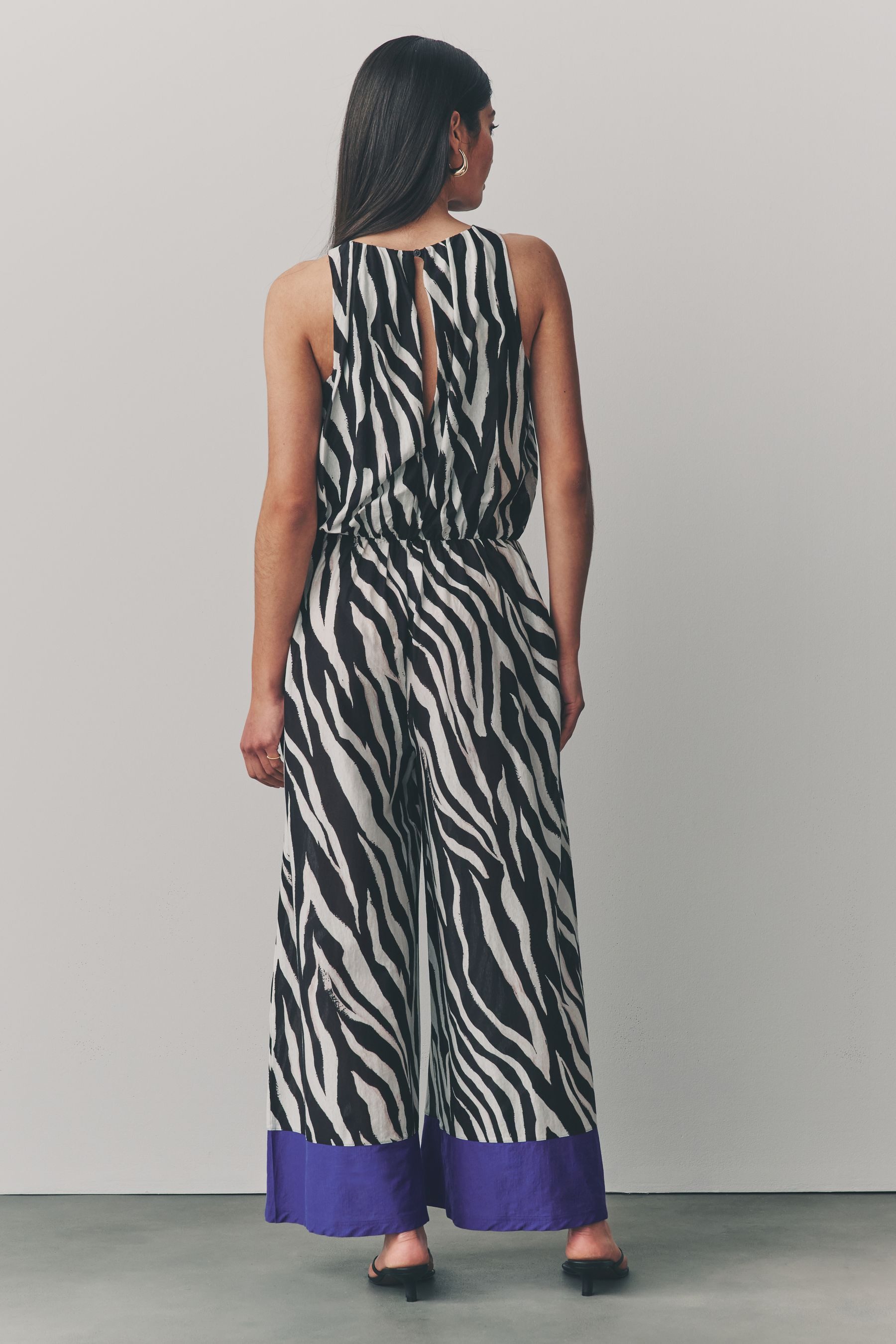 Next Jumpsuit Ärmelloser Overall weites Bein günstig online kaufen